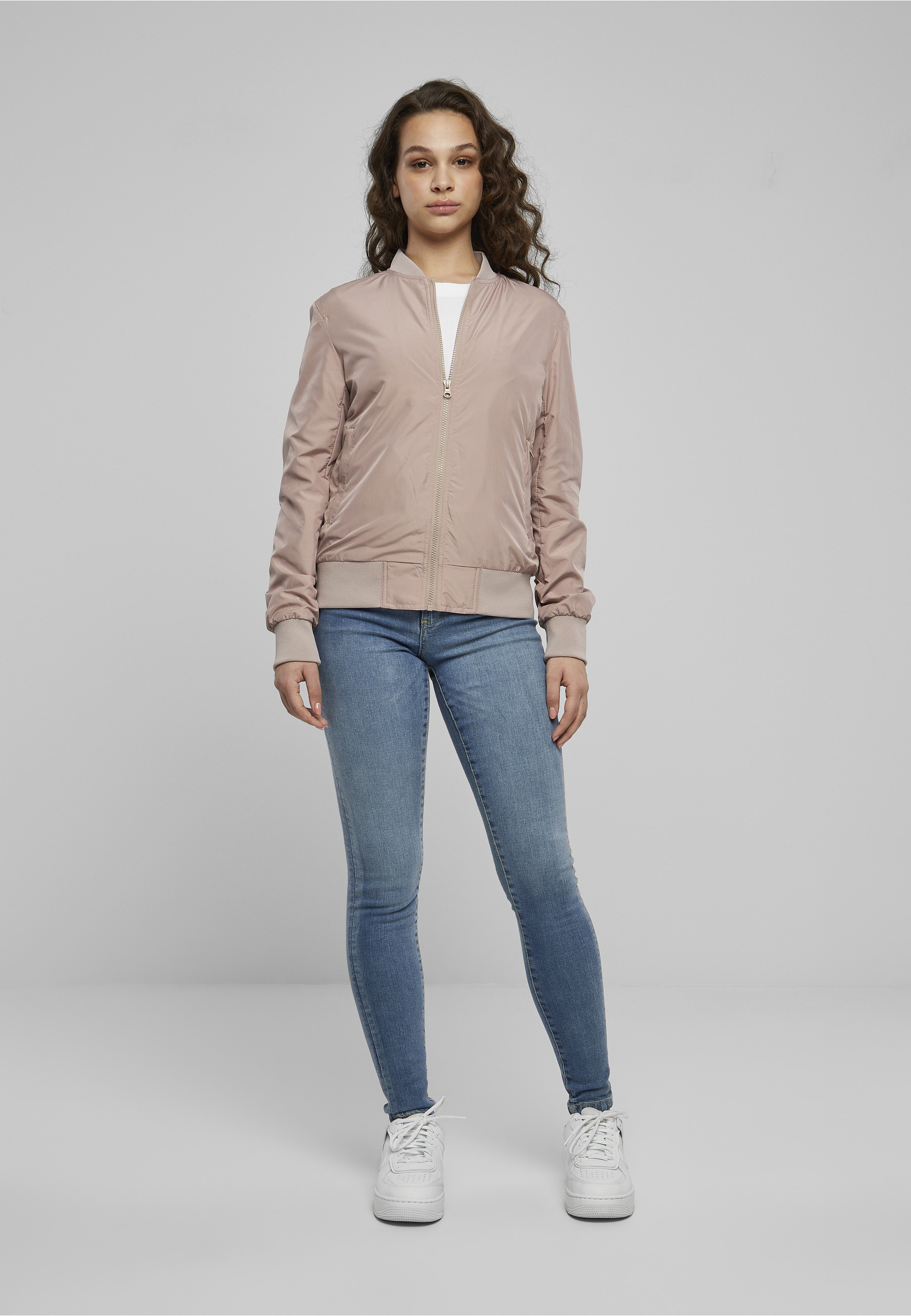 URBAN CLASSICS Allwetterjacke »Urban Classics Damen Ladies Light Bomber Jacket« 1 Stk. tlg. ohne Kapuze