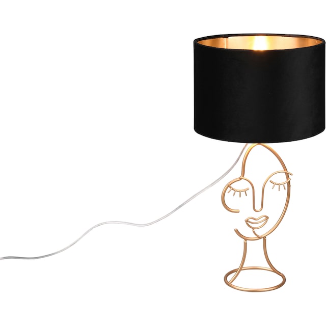 TRIO Leuchten Schreibtischlampe »Mary«, 1 flammig-flammig, Deko Tischleuchte  Gesicht Schnurschalter exkl 1xE27 max 60W Höhe 45cm | BAUR