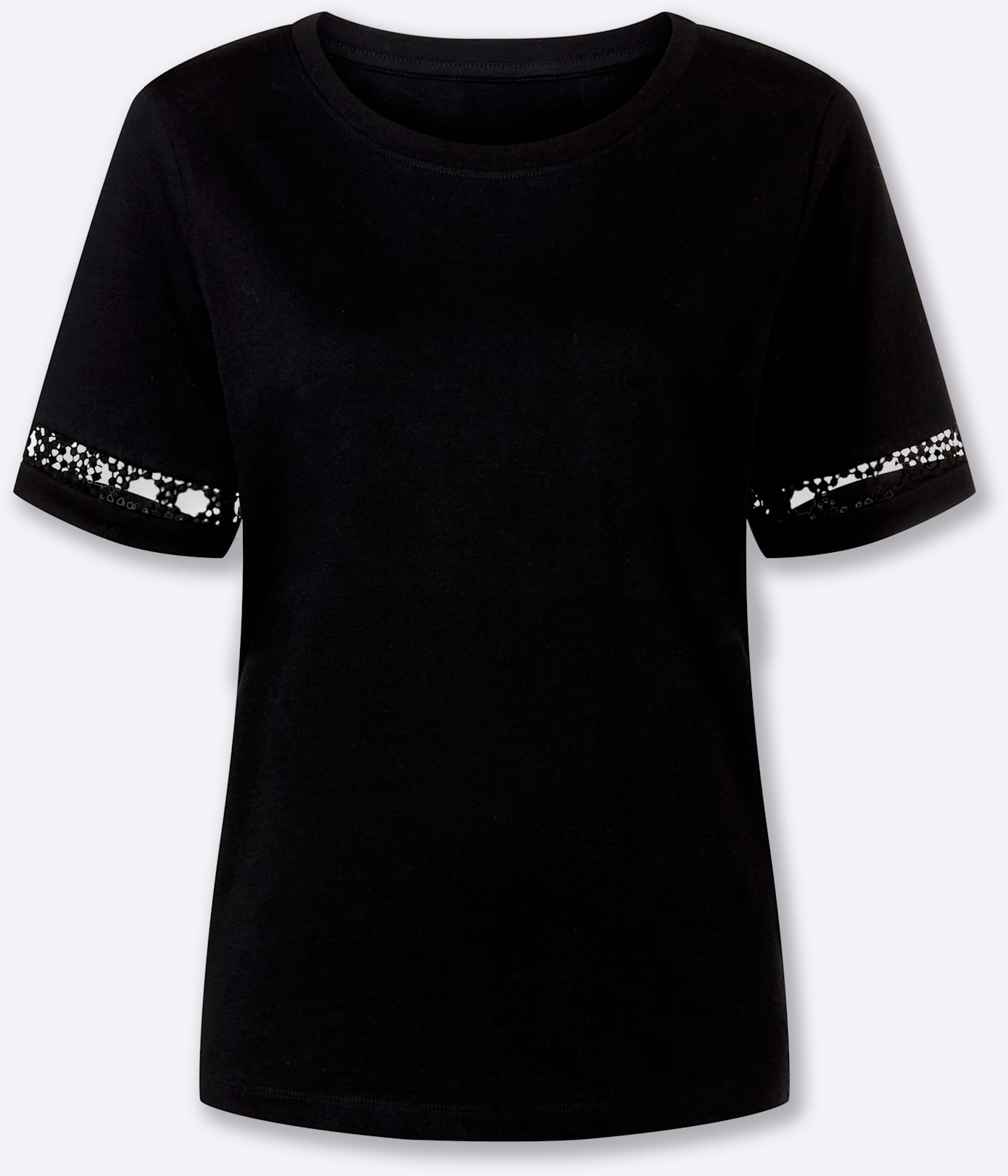 HEINE Shirt T-Shirt Black 48 3