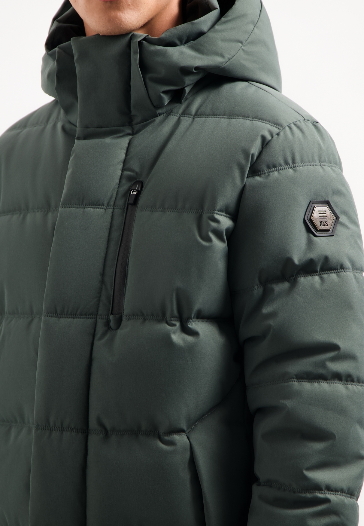 NO EXCESS Parka »No Excess Langer Steppparka«