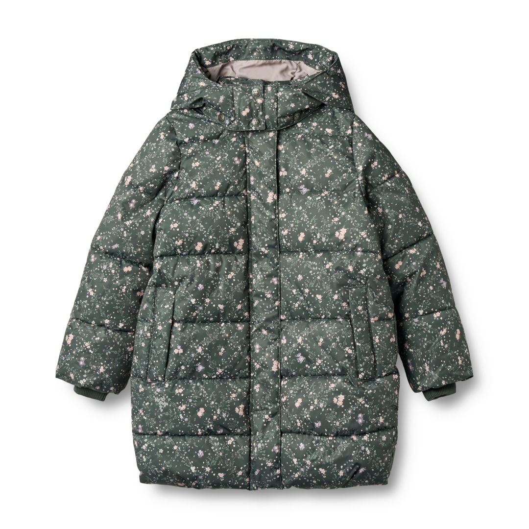 WHEAT Steppjacke "Puffer Coat Yrsa" mit Kapuze Kunstfaser, wasserdicht, atmungsaktiv, Reflektor