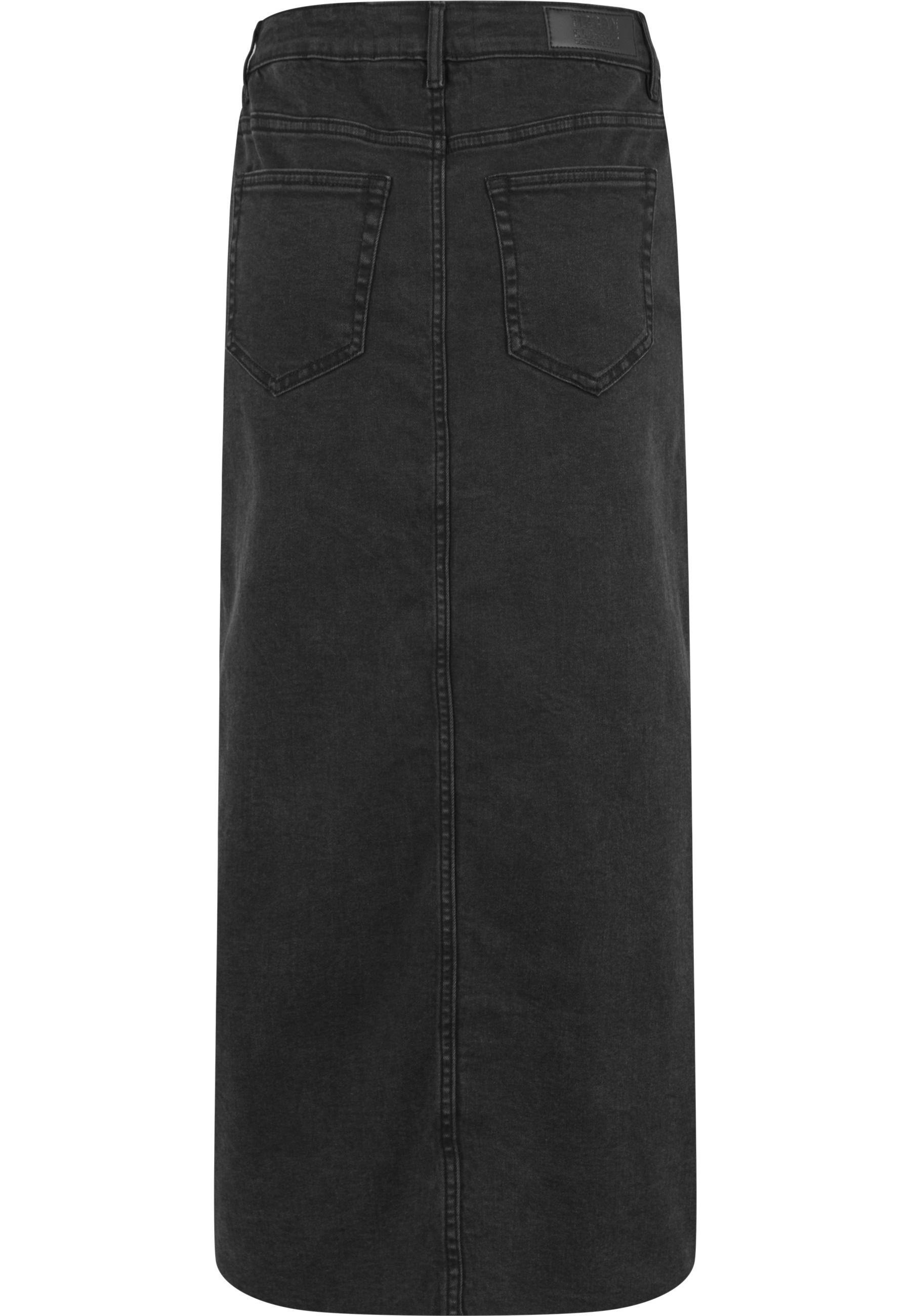 URBAN CLASSICS Sommerrock "Urban Classics Ladies High Slit Denim Skirt" 1 S günstig online kaufen