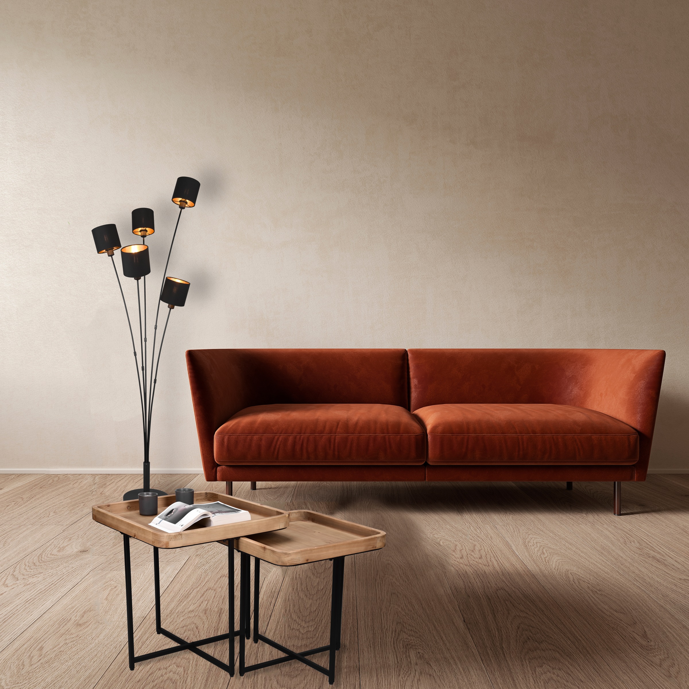 MIRRORS AND MORE Beistelltisch "Jennifer", (2 St.) günstig online kaufen