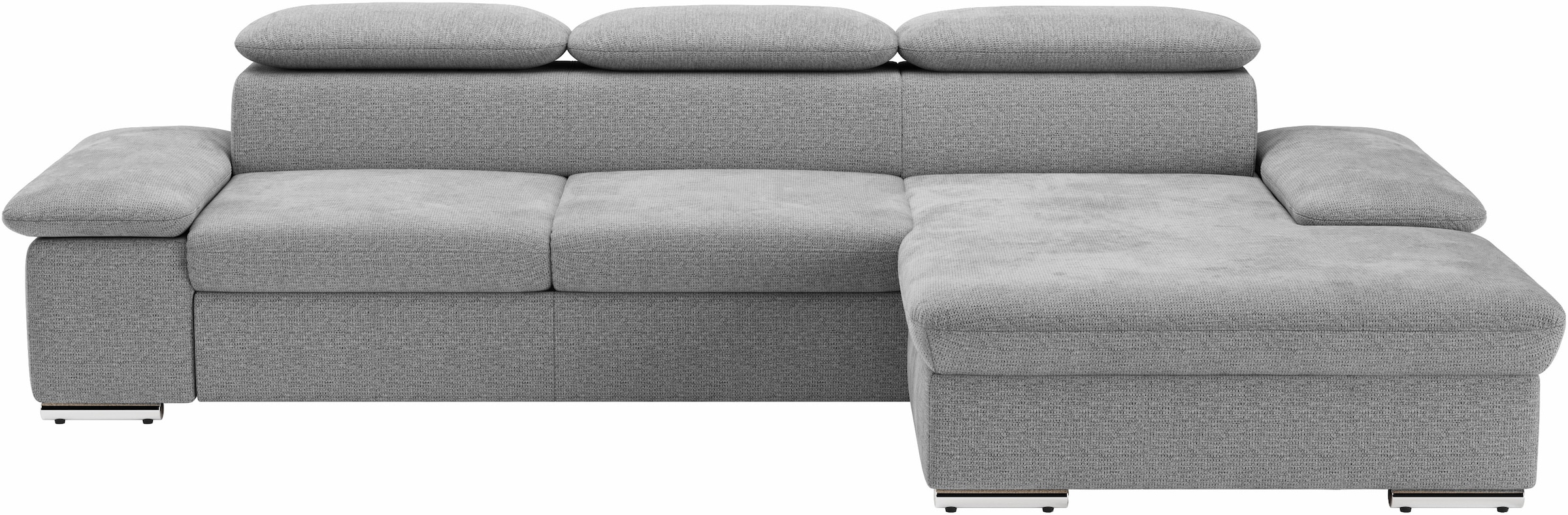 sit&more Ecksofa "Valantine L-Form, B: 286 cm" mit Arm- & Kopfteilverstellung, optional mit Schlaffunktion