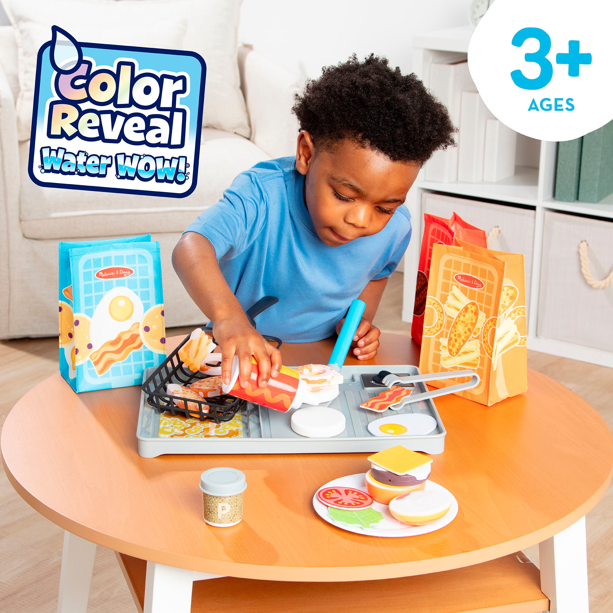 Spin Master Kinder-Grill »Melissa & Doug Water WOW Grill«, mit Farbwechseleffekt