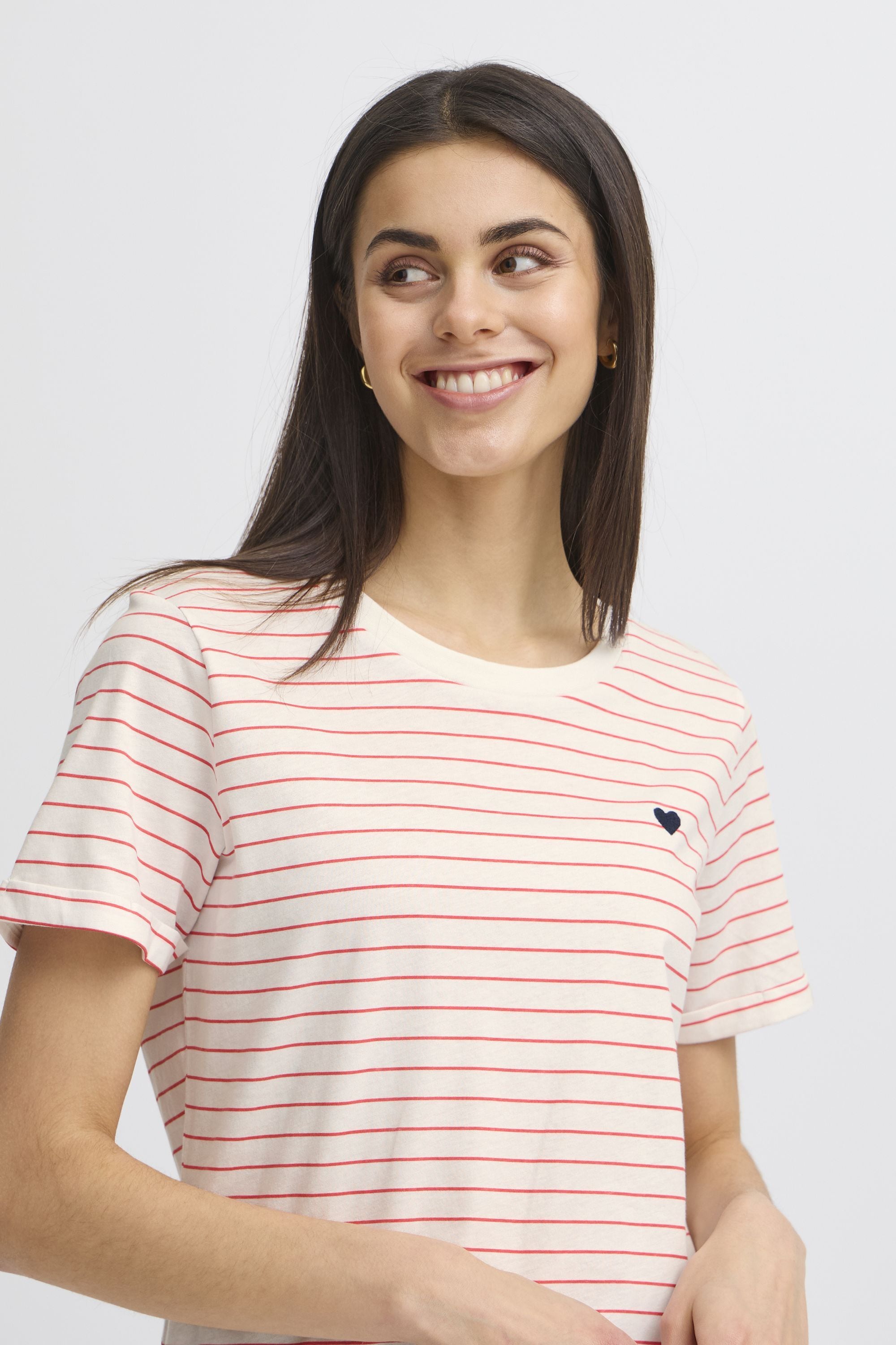 fransa Rundhalsshirt »Rundhalsshirt FRAMORA«