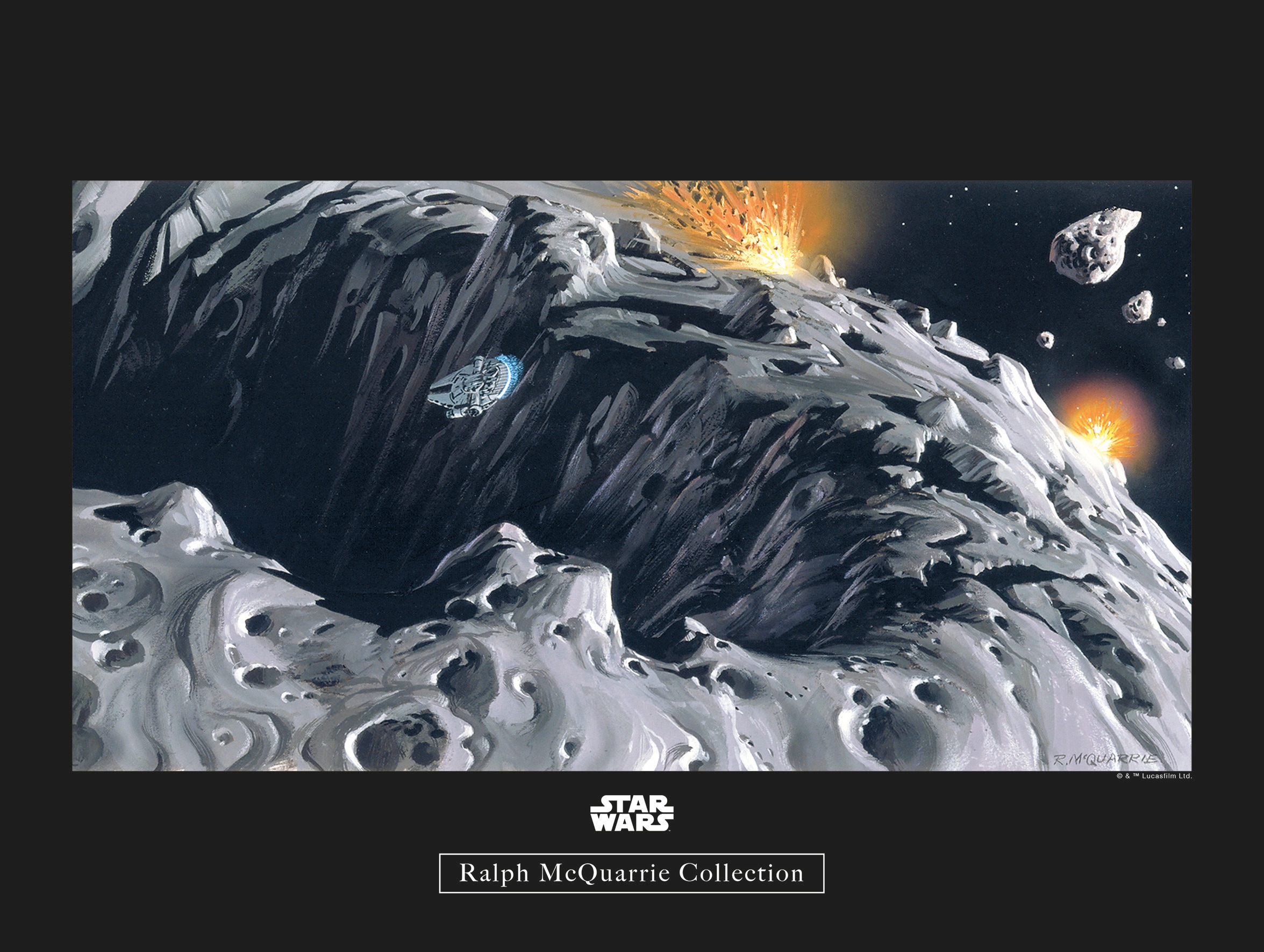 Komar Poster »Star Wars Classic RMQ Asteroid...