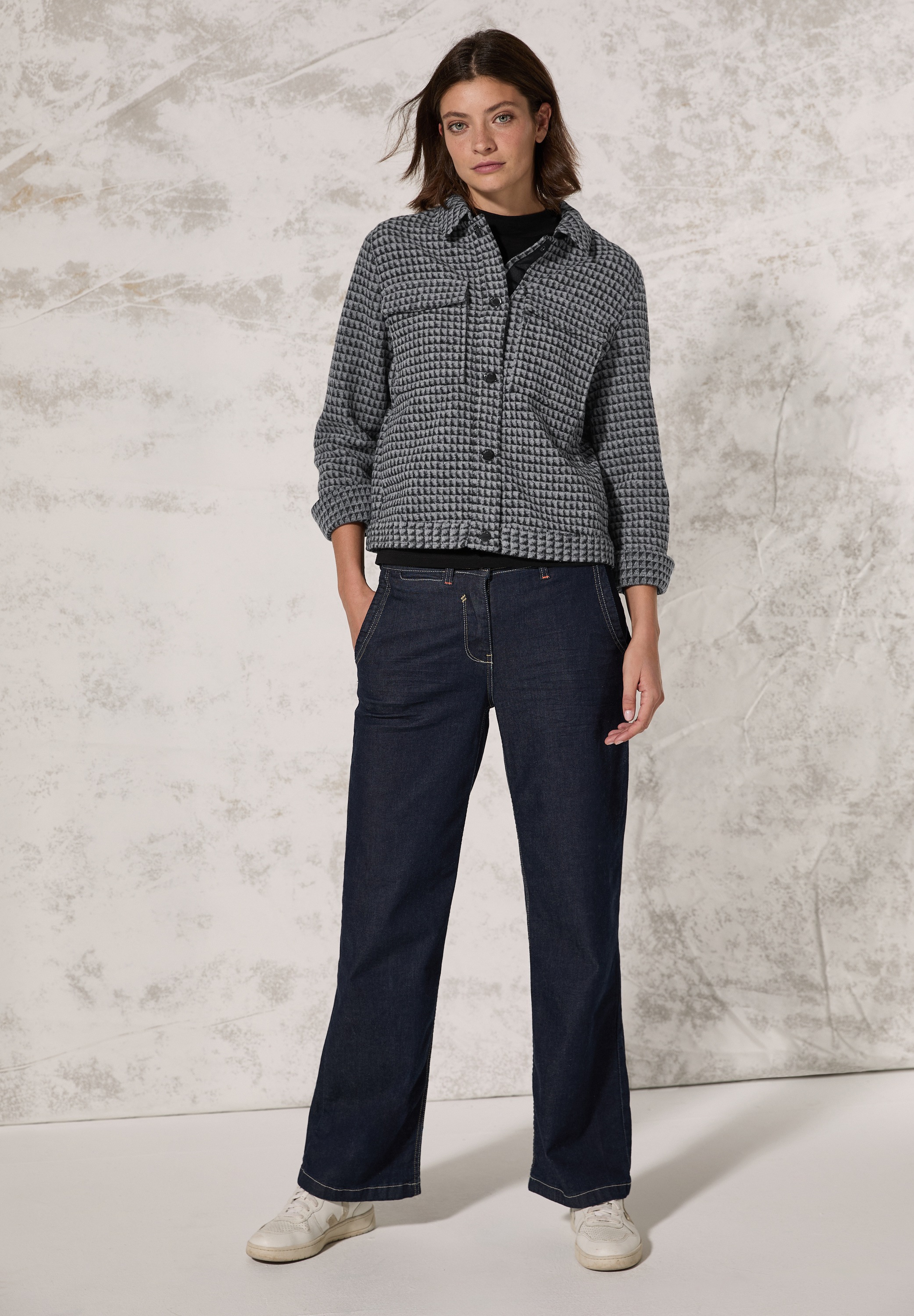 Cecil Kurzjacke, ohne Kapuze, Jacquard