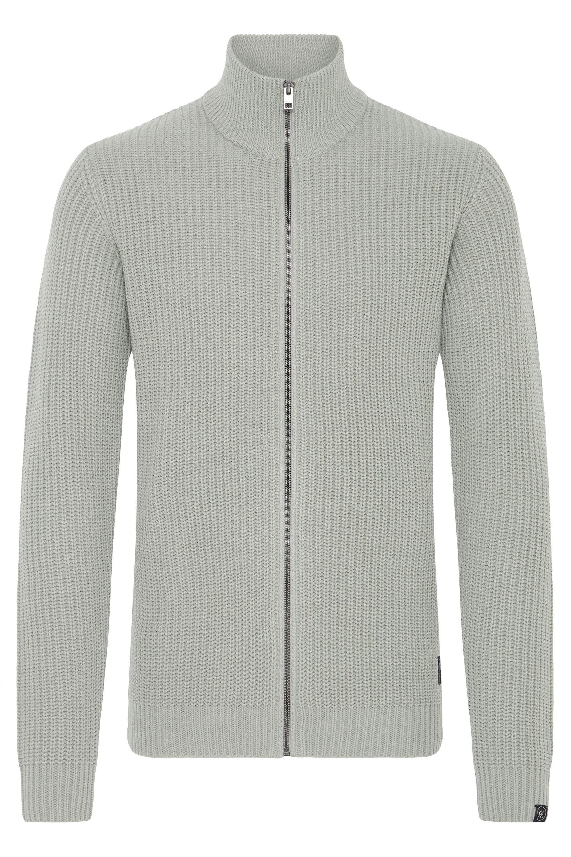 SOLID Herren Strickjacke "Trainingsjacke SDARNO"griffin, Gr. M, Obermaterial: 100% Polyacryl PAN., Strickjacken