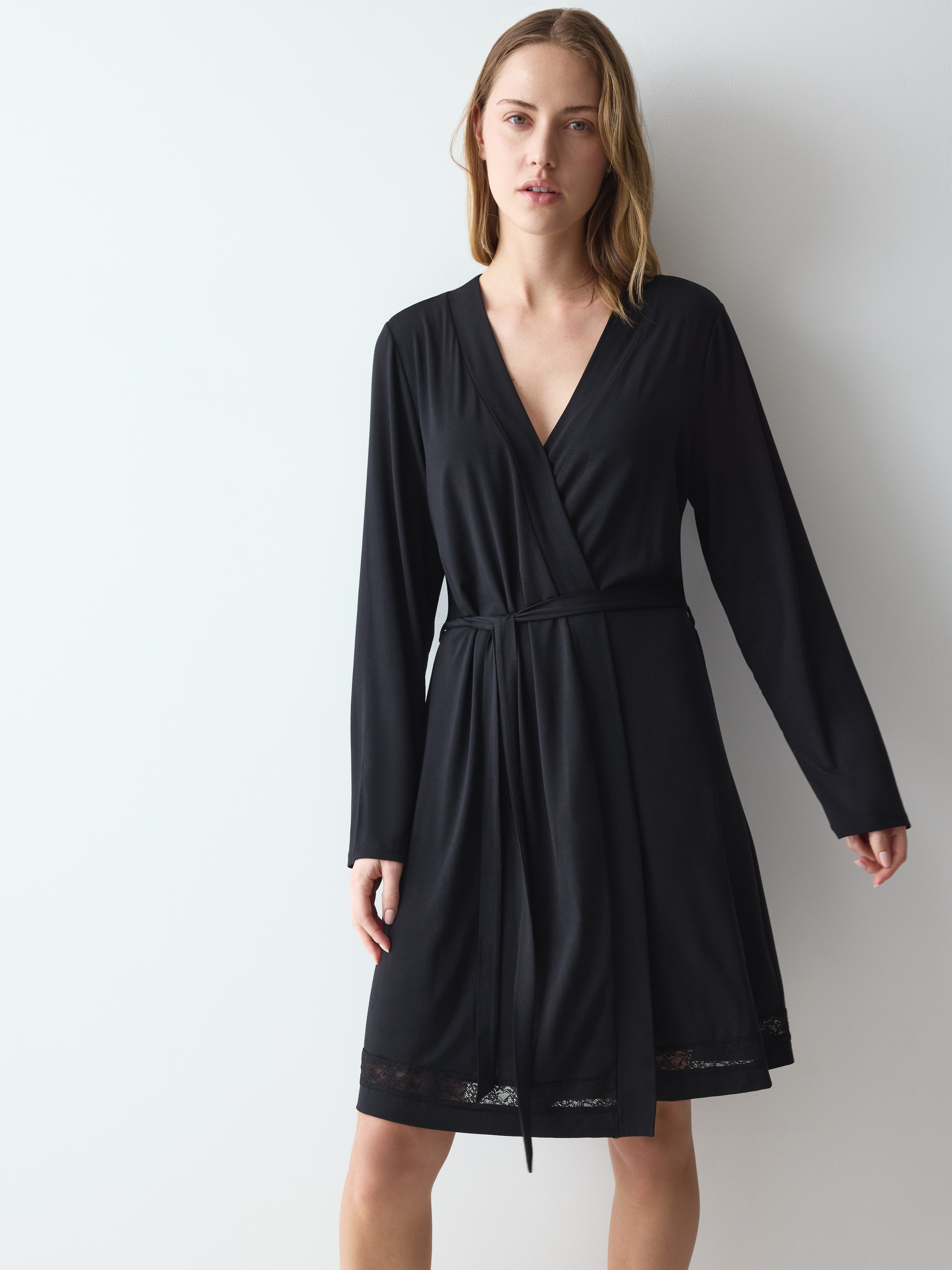 Triumph Morgenmantel "Comfort Allure Robe" weich und pflegeleicht