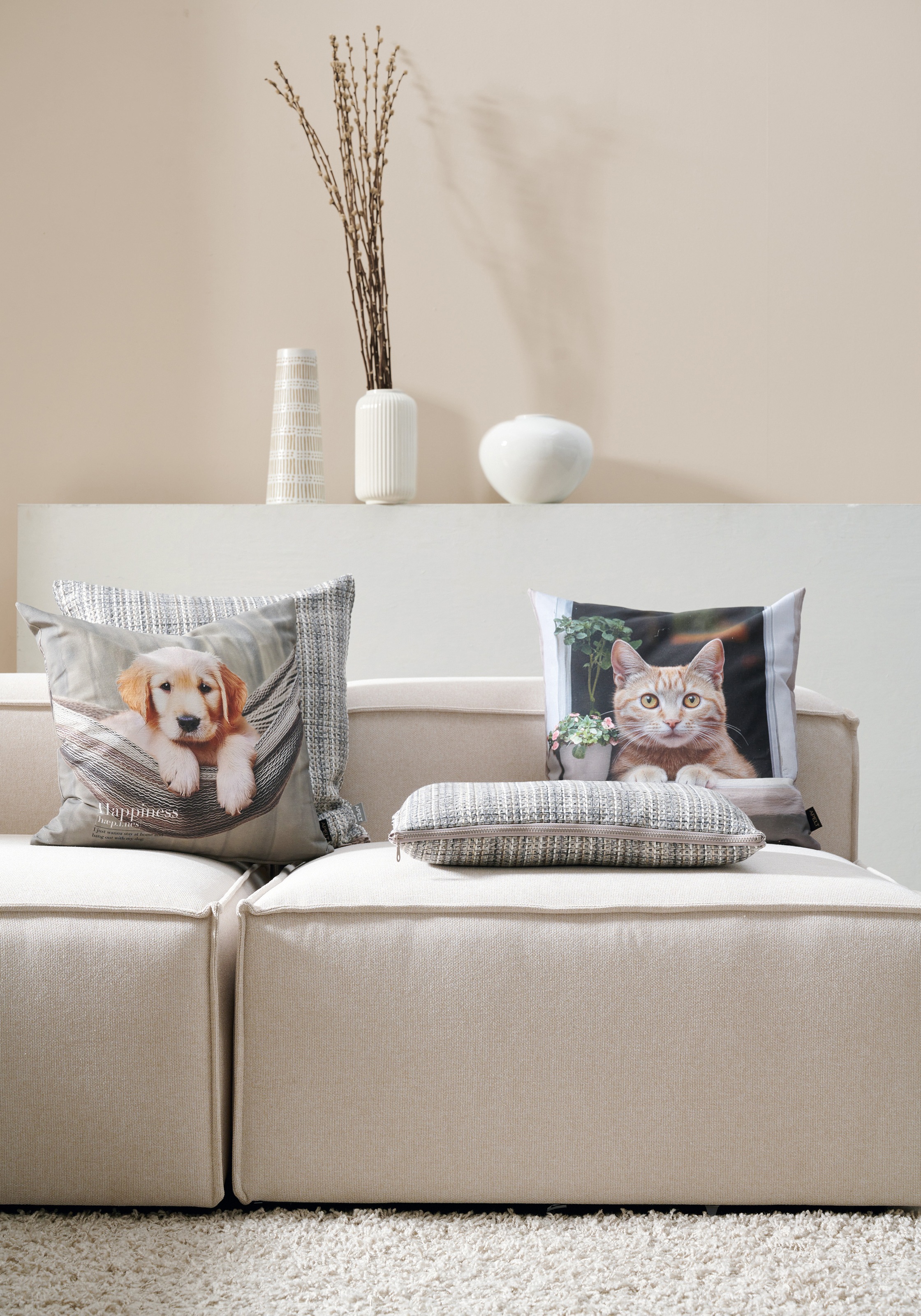 APELT Dekokissen "Cona" inclusive Soft-Kissenfüllung 100% PES günstig online kaufen