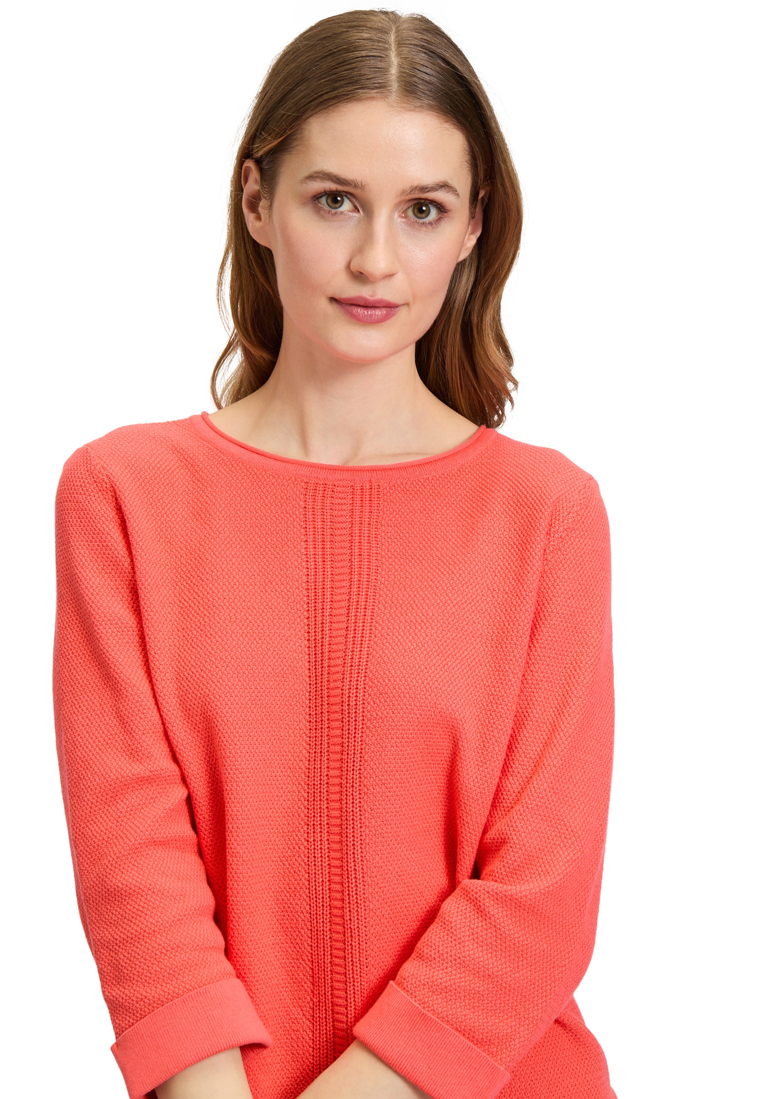 Betty Barclay Strickpullover »Betty Barclay Damen Feinstrickpullover mit Strickdetails«, (1 tlg.), Struktur