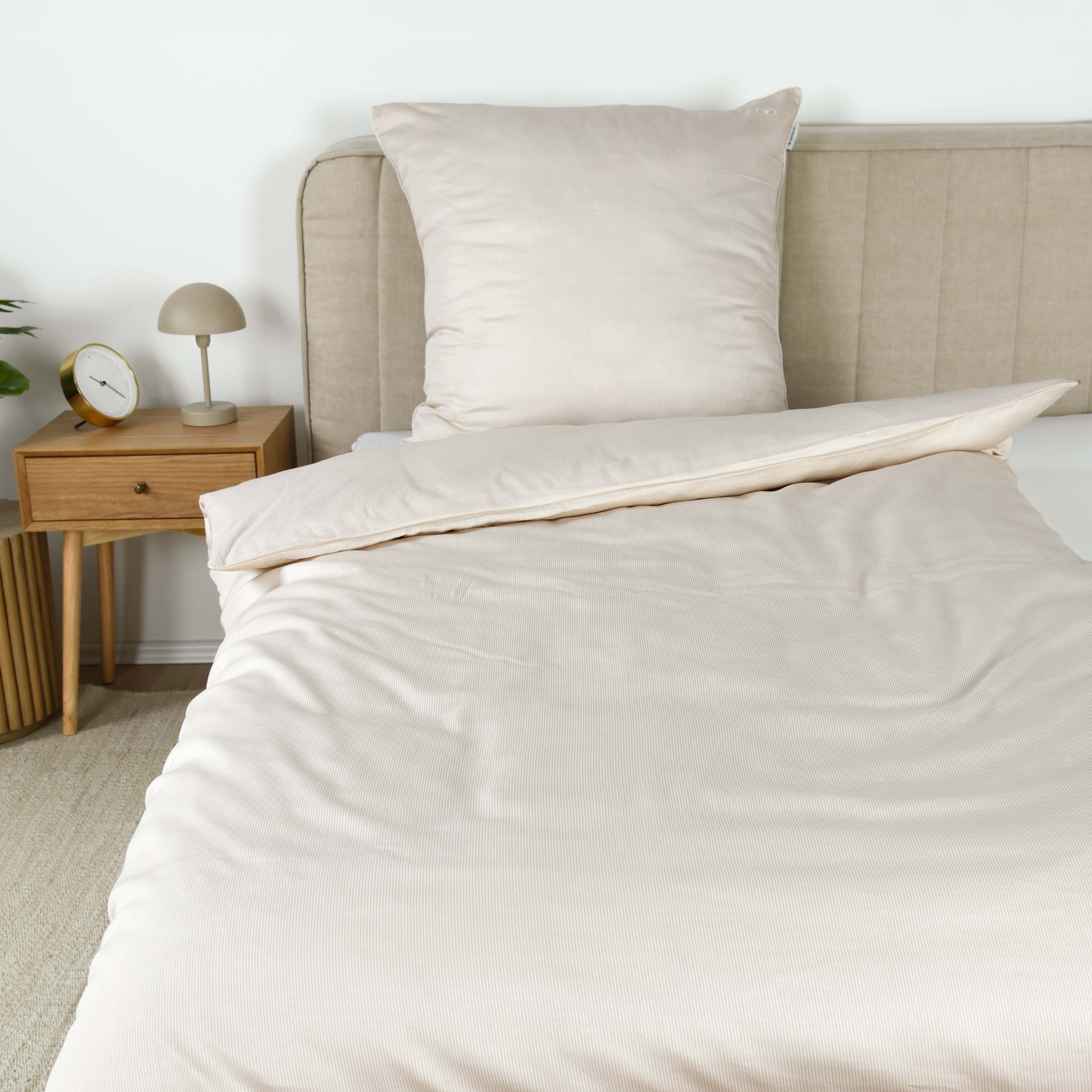 TOM TAILOR HOME "FINE STRIPES" 2 new bedroom, gewebtes Label