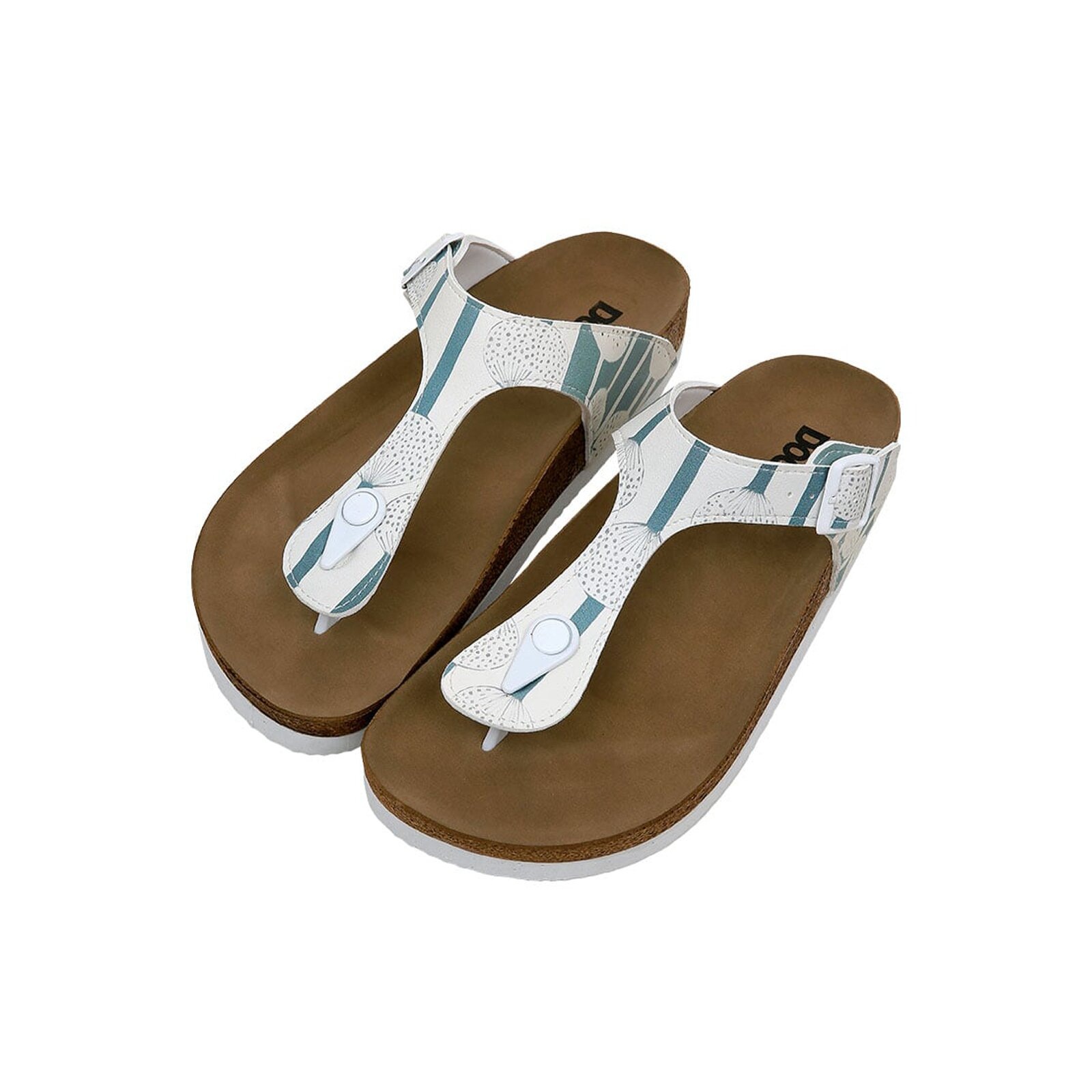 DOGO Zehentrenner »Lila Dandelion Damen Sandalen/ Sandaletten / Female«, Vegan