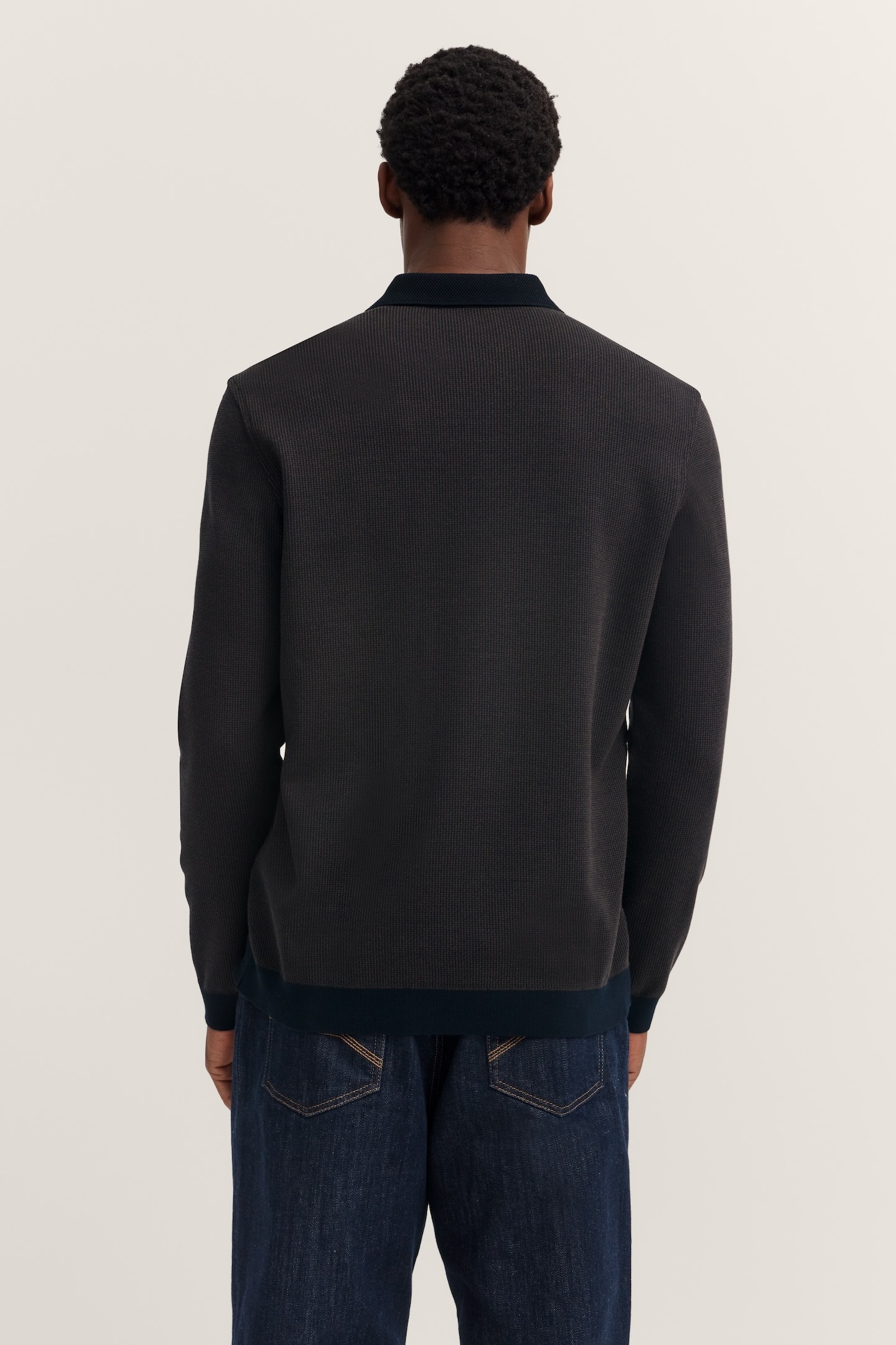 bugatti Langarm-Poloshirt »Modern Fit«, mit Brusttasche