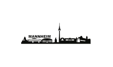 Wall-Art Wandtattoo »Stadt Skyline Mannheim 120cm«, (1 St.) kaufen