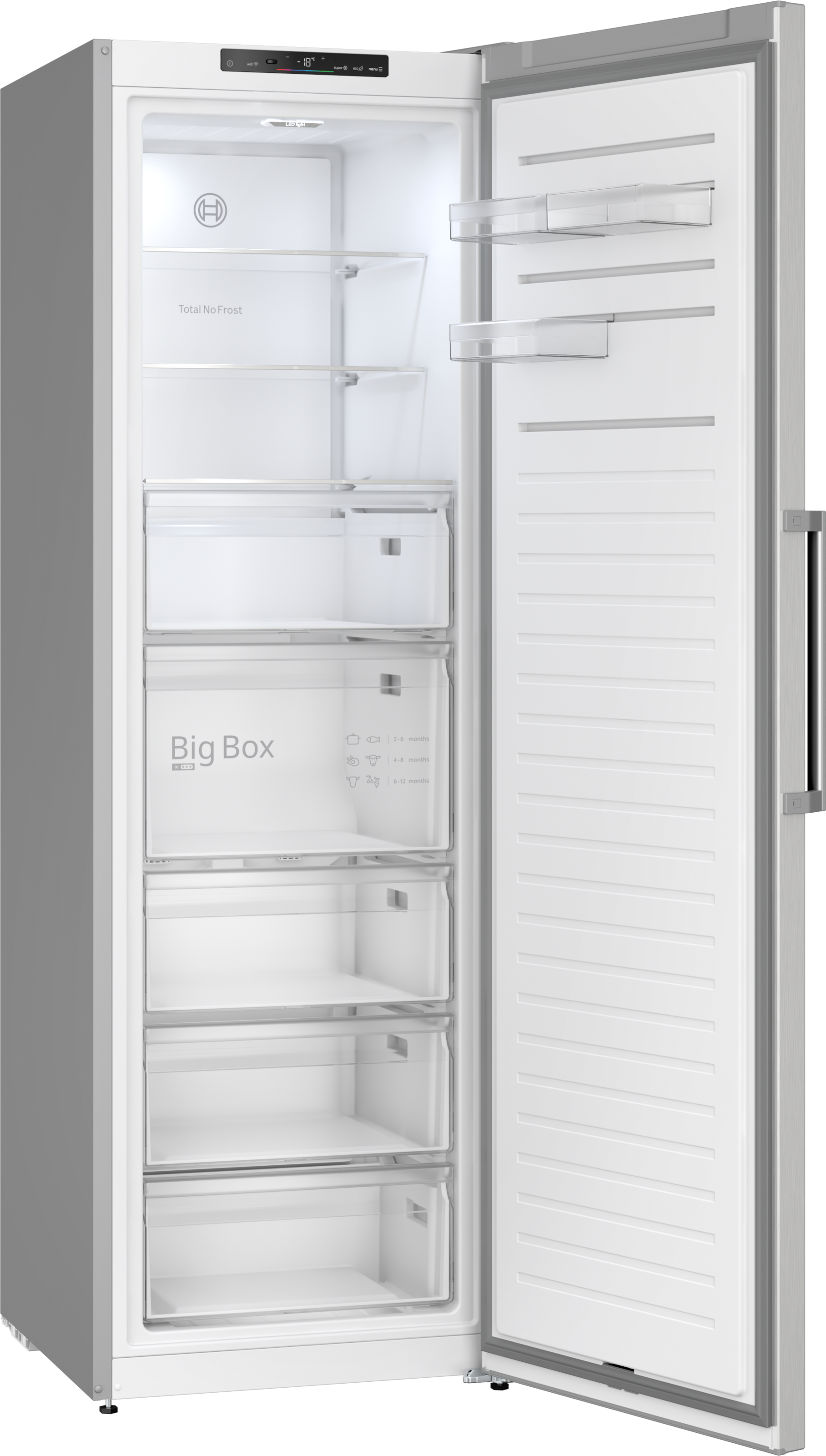 BOSCH Gefrierschrank Serie 4 »GSN36VLDG« 186,2 cm hoch 59,5 cm breit Nie wieder abtauen mit leisem No Frost Gefrierschrank.