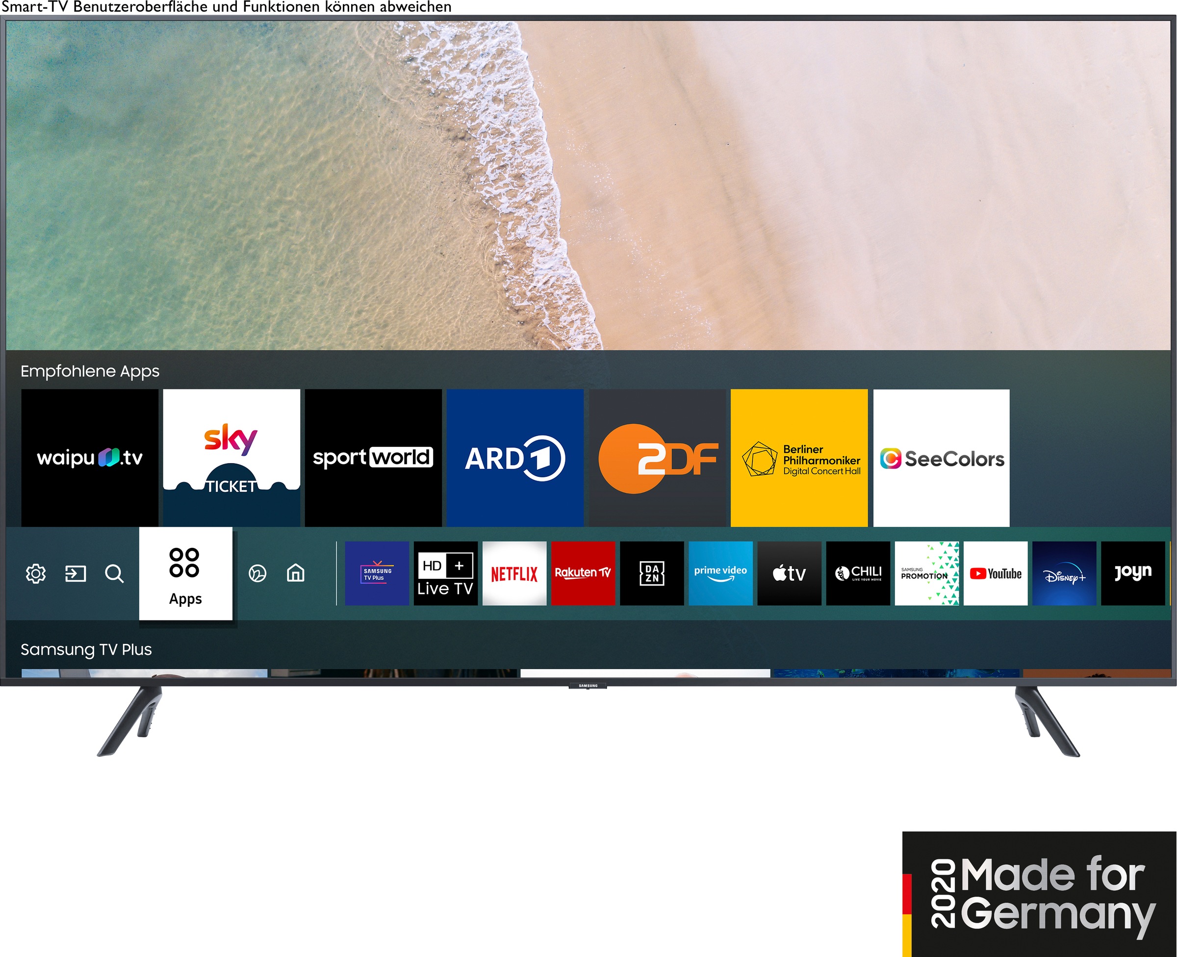 Samsung Gu43tu7199 Led Fernseher 108 Cm 43 Zoll 4k Ultra Hd Smart Tv Baur
