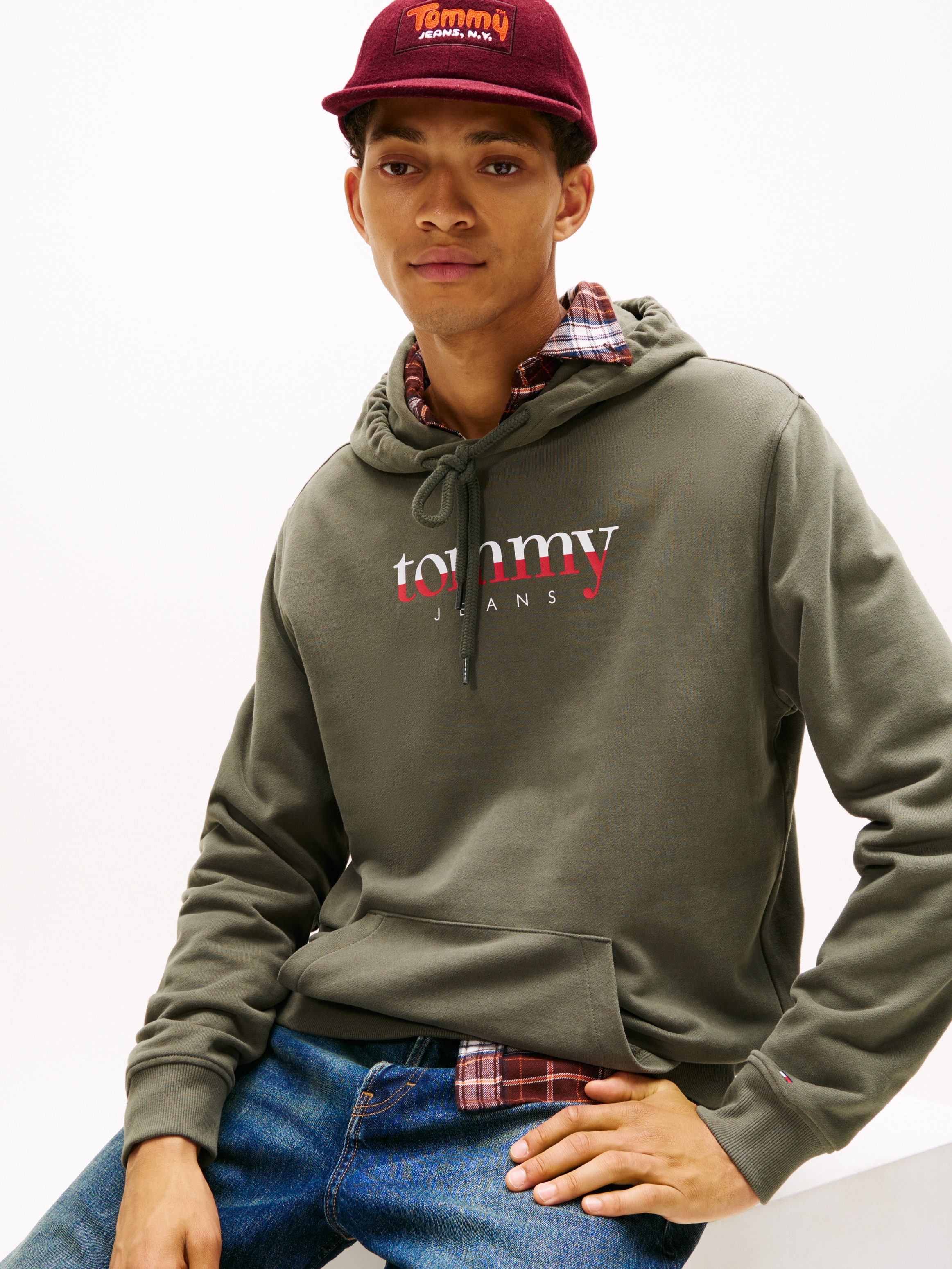 Tommy Jeans Hoodie »TJM DNA«, Sweatshirt, Reuglar Fit, mit Logo