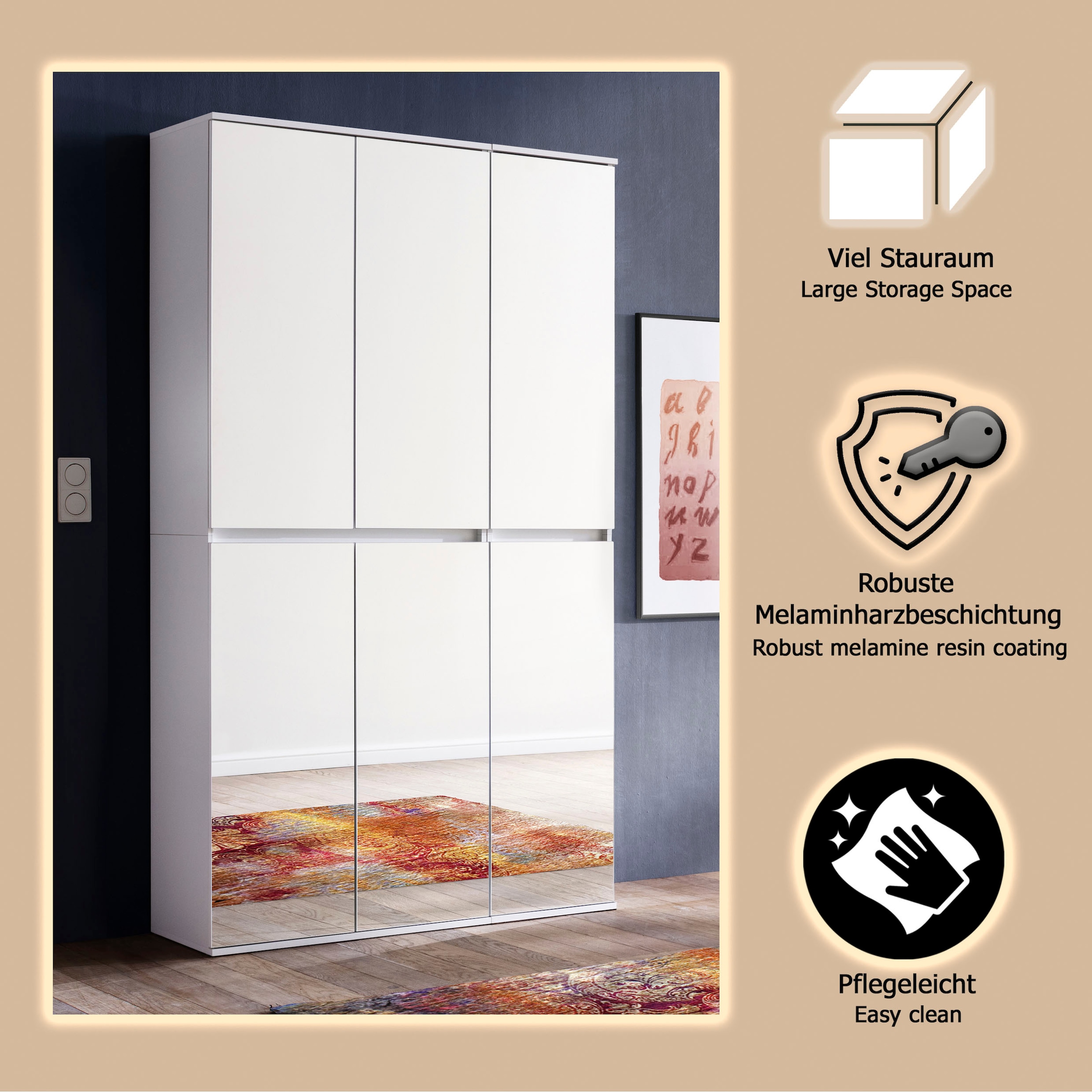 INOSIGN Garderoben-Set »Malcesine« Set, 2 Stk. tlg.