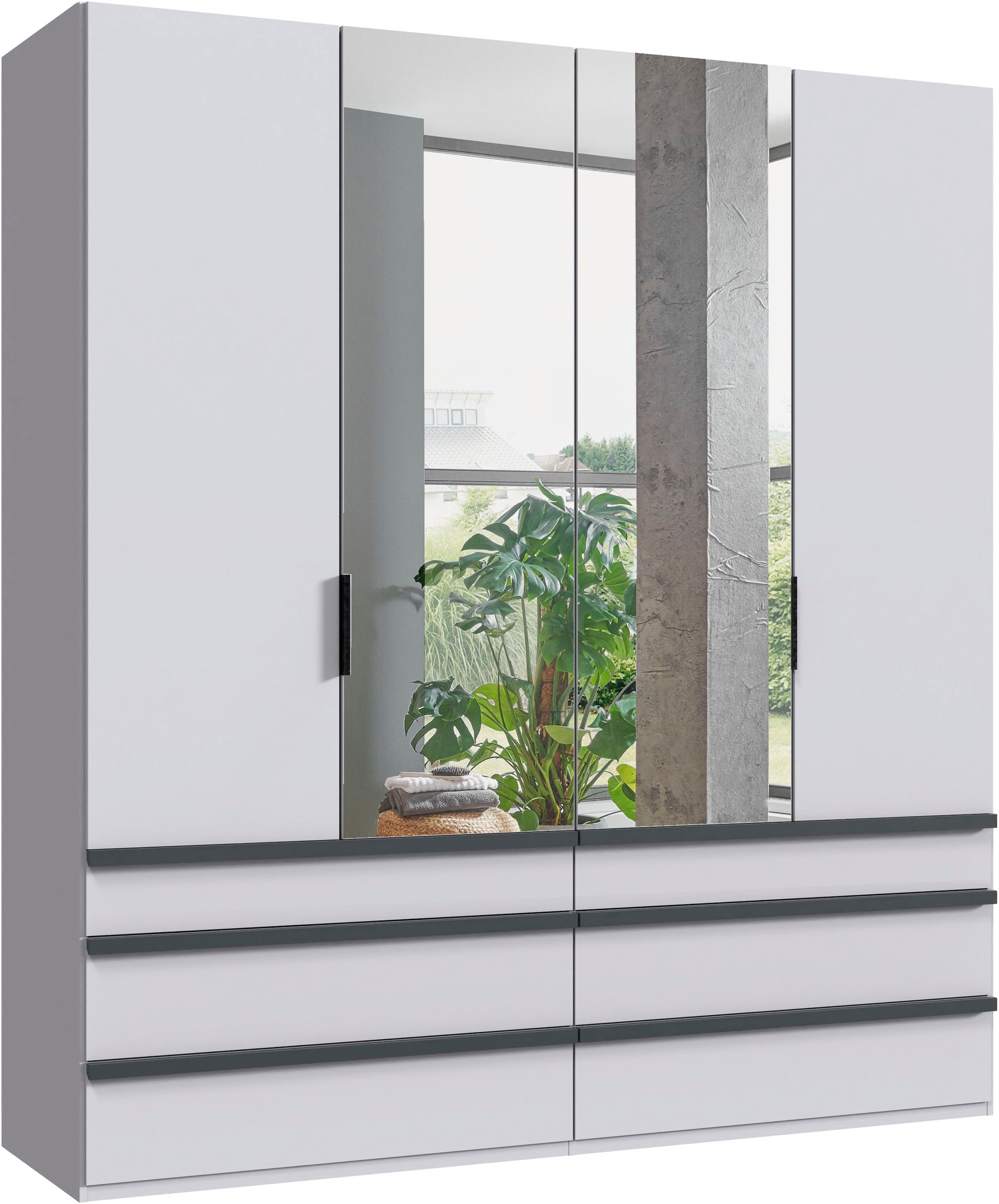 Wimex Falttürenschrank "Oxford by fresh to go, in der Breite 200cm, in 2 Hö günstig online kaufen