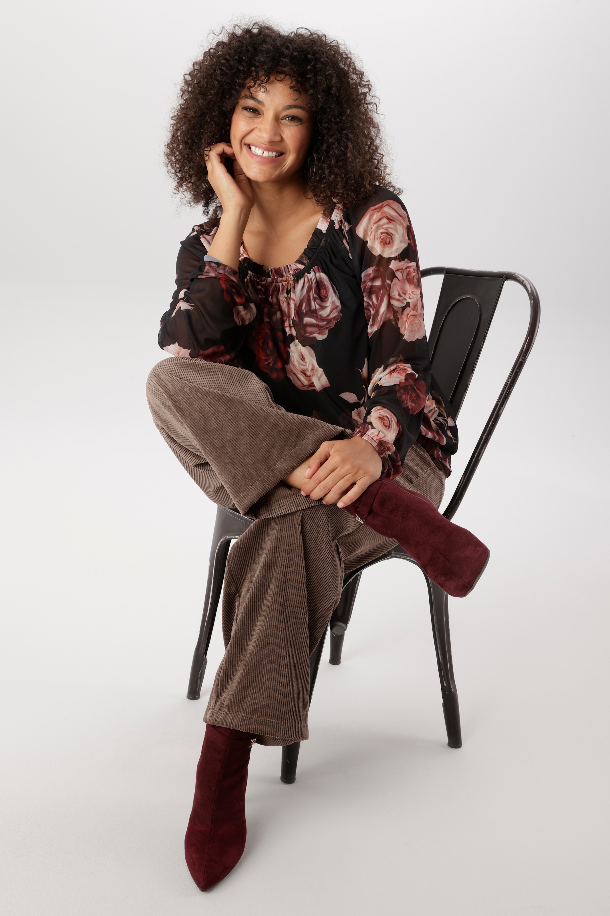 Aniston PLUS Cordhose  mit trendigem, weiten Bein - NEUE KOLLEKTION