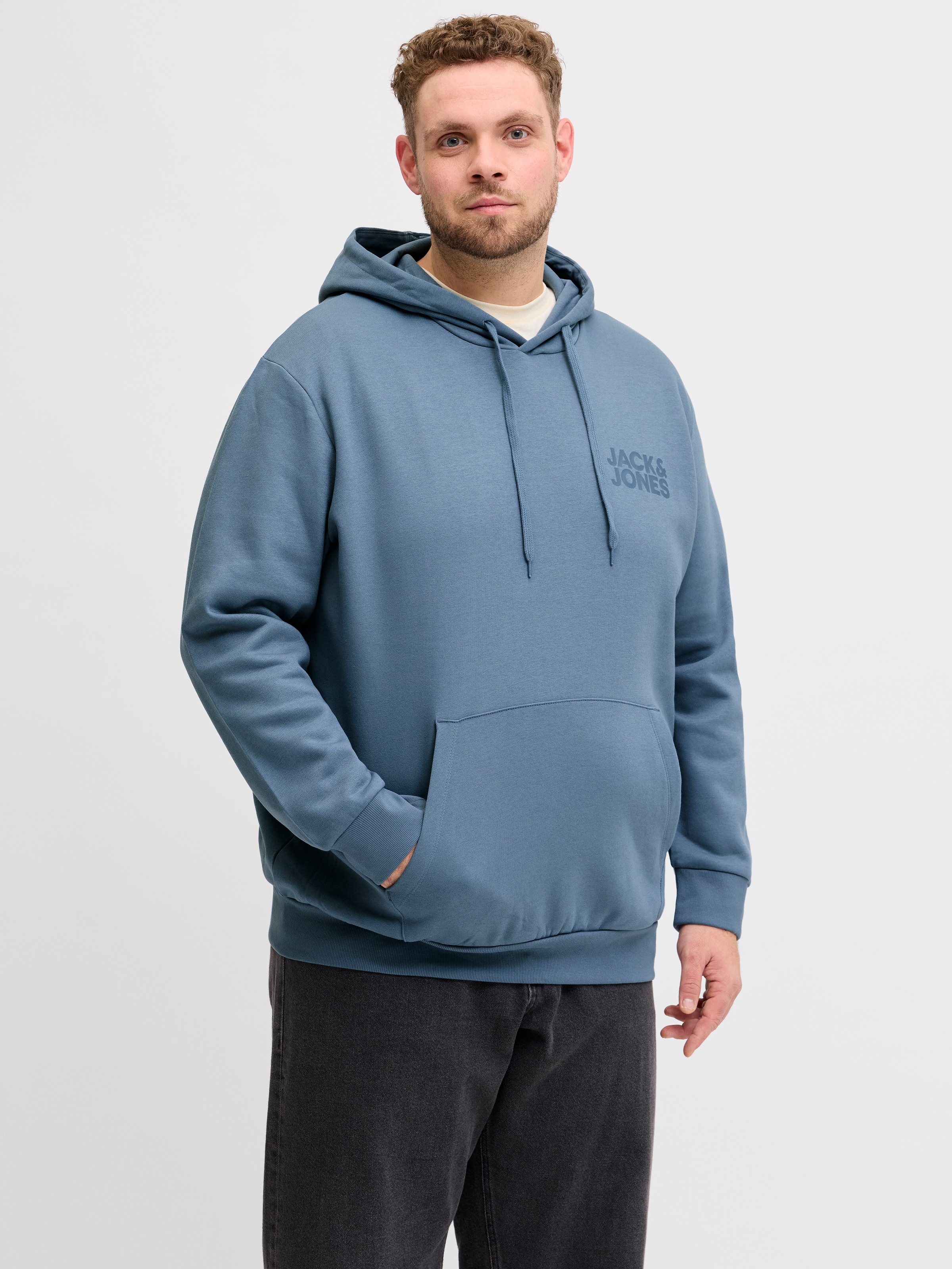 Jack & Jones PlusSize Kapuzensweatshirt "JJECORP LOGO SWEAT HOOD NOOS PLS", günstig online kaufen