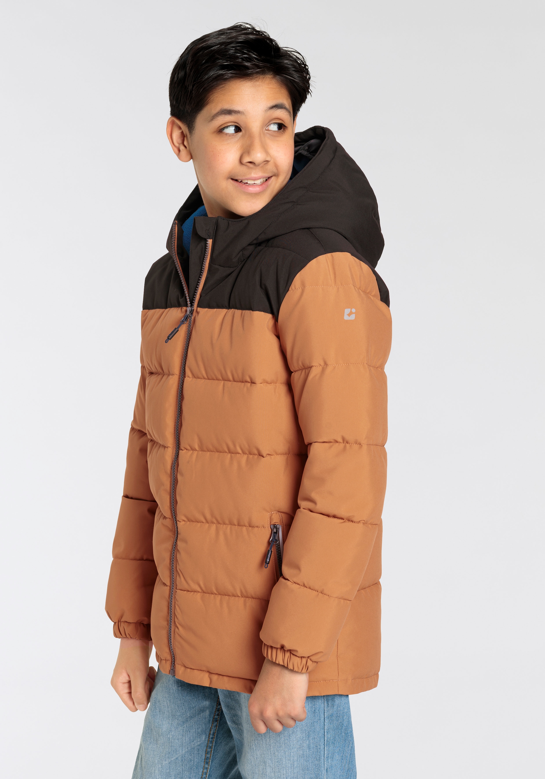 Killtec Winterjacke "KW 1 BYS JCKT OT - für Kinder", mit Kapuze, Winddicht & Wasserabweisend & Atmungsaktiv