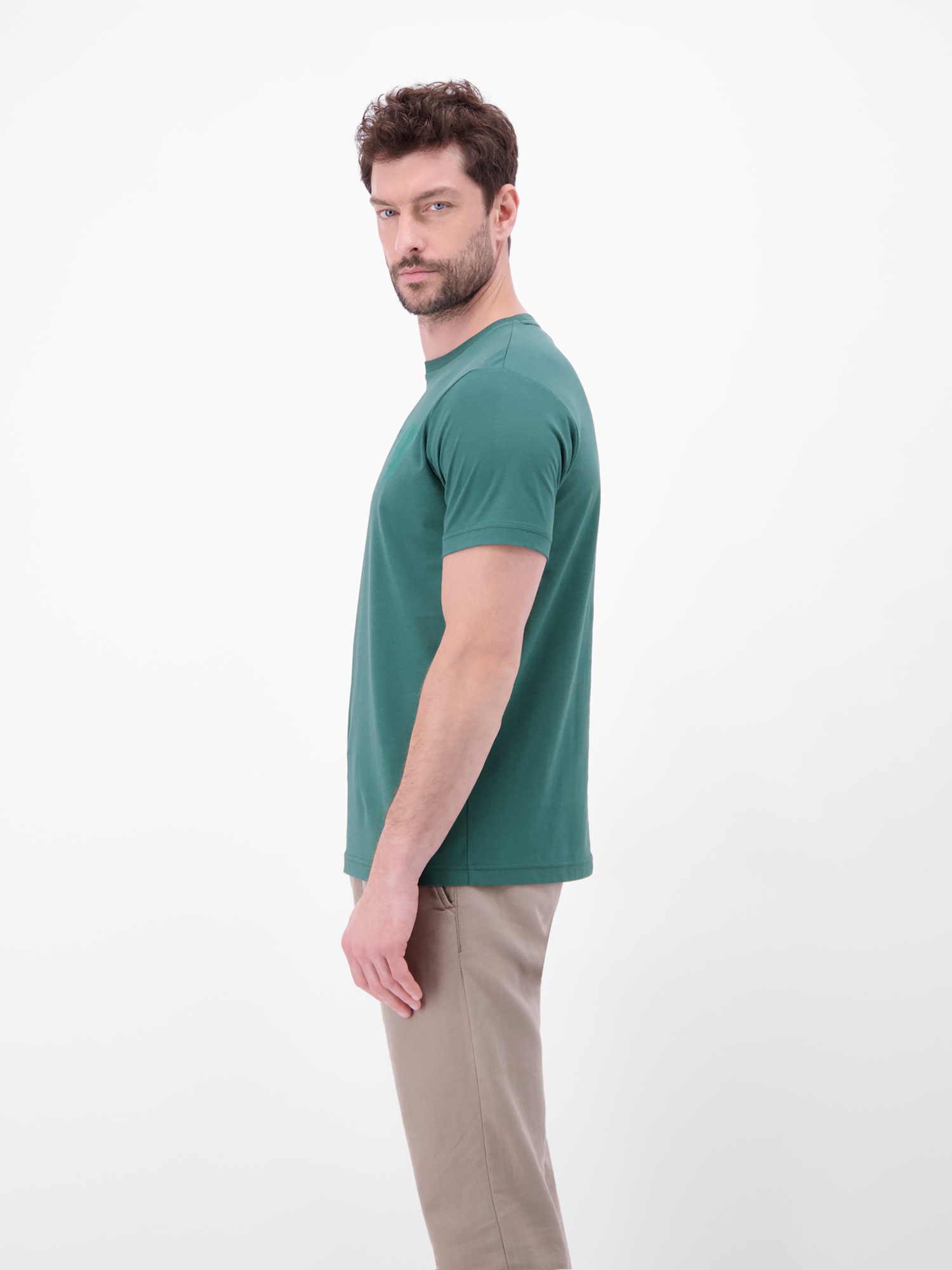 LERROS T-Shirt »T-Shirt aus Baumwolle mit Brustprint«
