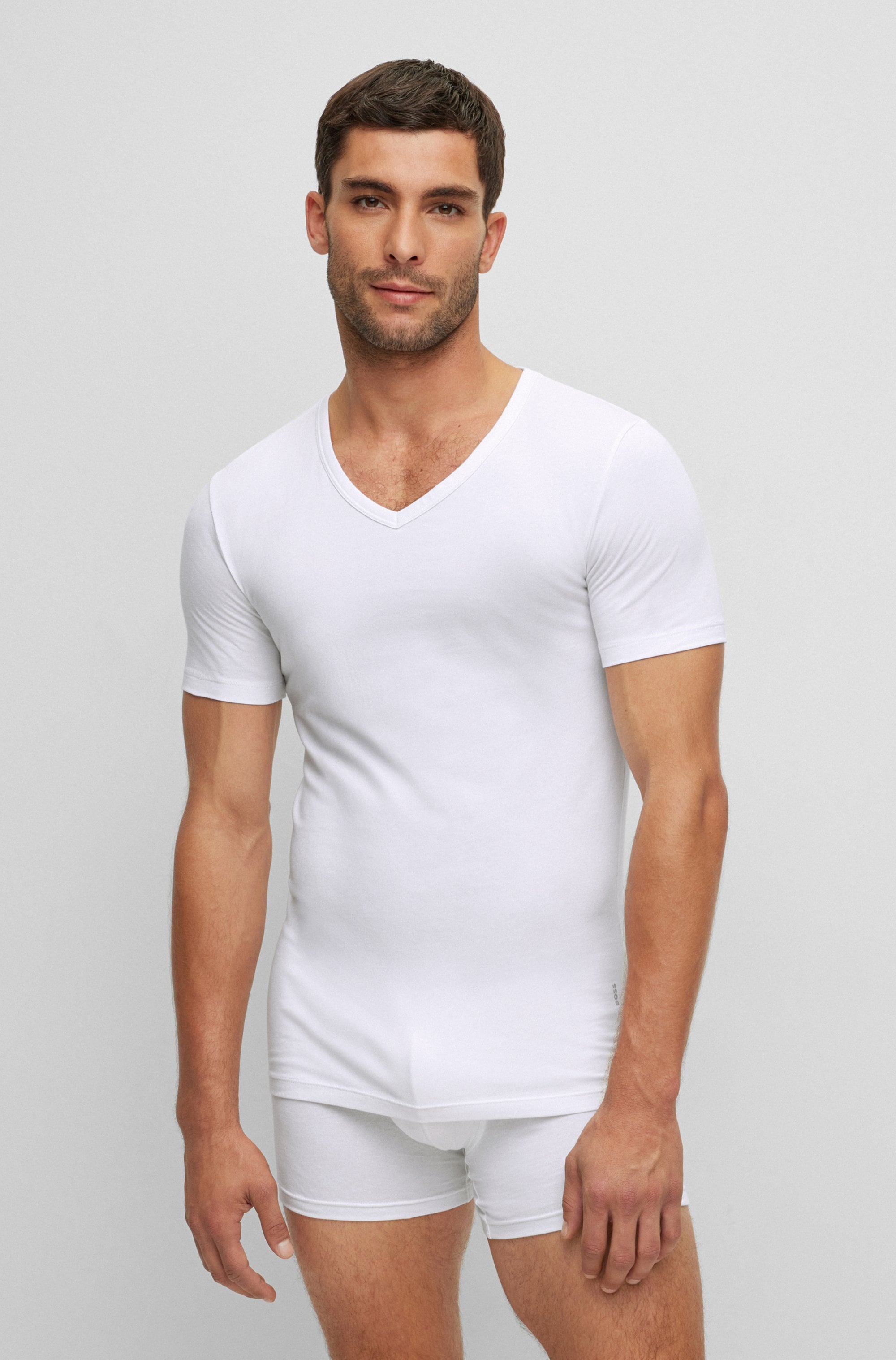 BOSS T-Shirt »TSHIRTVN 2P MODERN«, (Packung, 2 tlg., 2er)