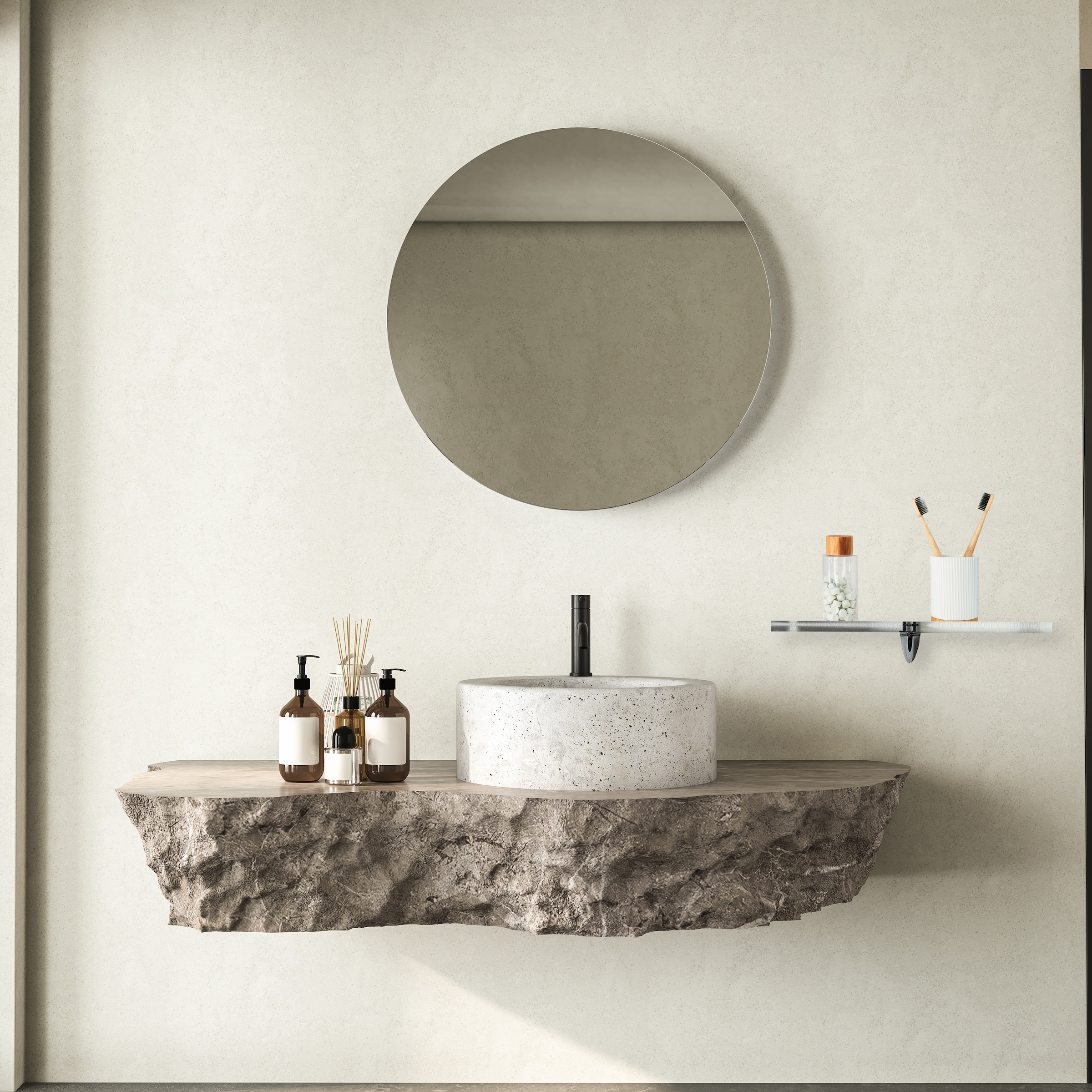 queence Deko-Wandregal »Elle«, Regalboden, Ablage, Regalboard aus Acrylglas, kantenpoliert