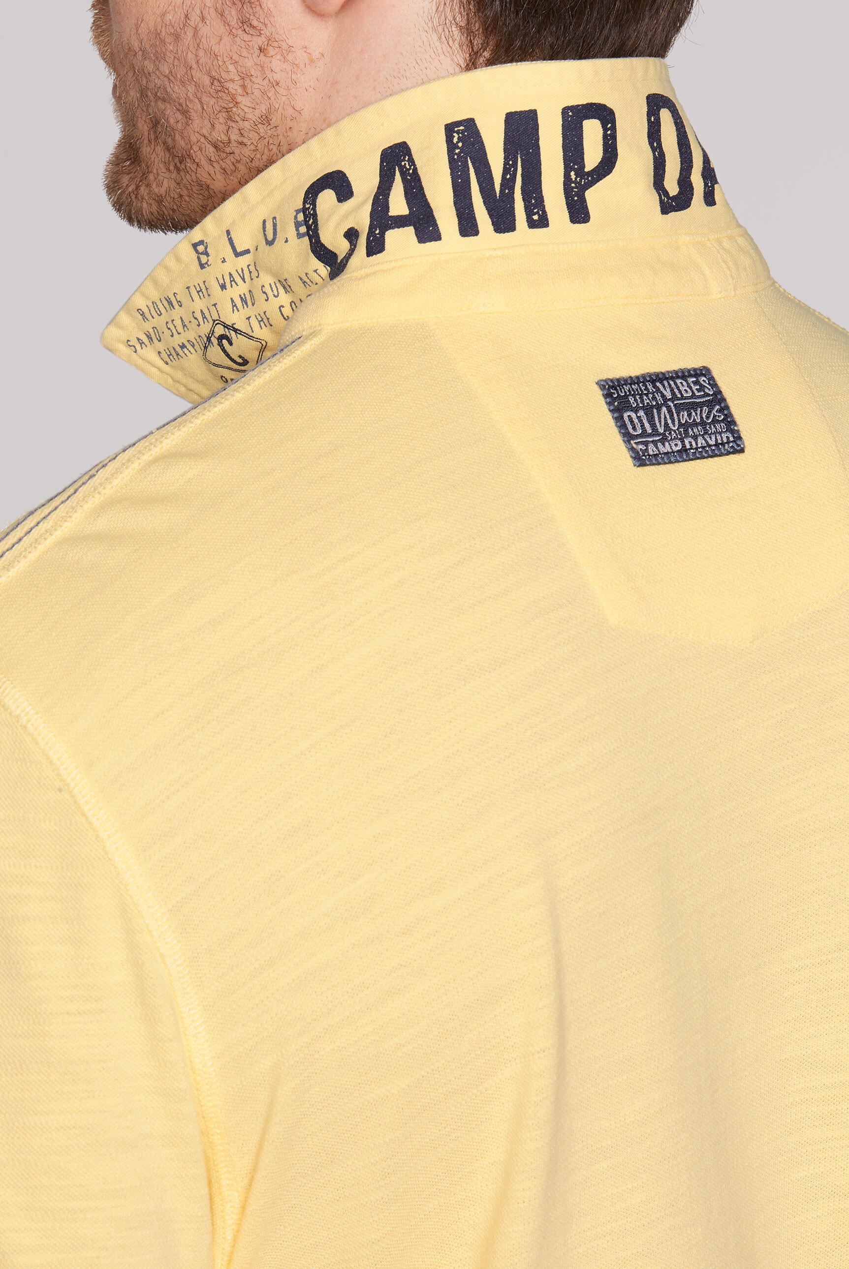 CAMP DAVID Poloshirt, aus Baumwolle