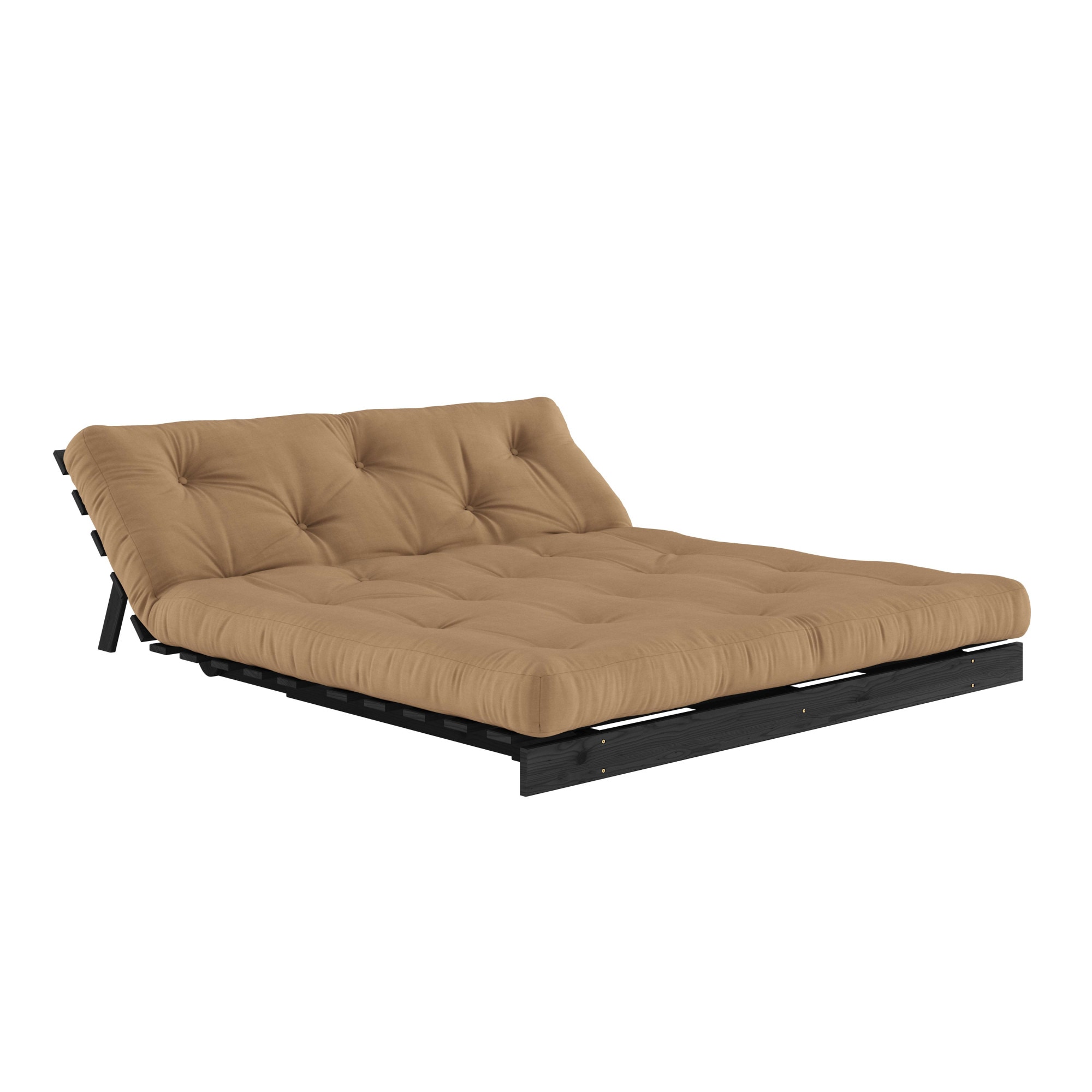 Karup Design Daybett »Daybett Roots Schlafsofa – Gästebett & Sofa aus FSC®-Kiefer« 2 Stk. tlg. Inkl. Futonmatratze, Liegefläche 160x200 cm, FSC® zertifizierte Kiefer