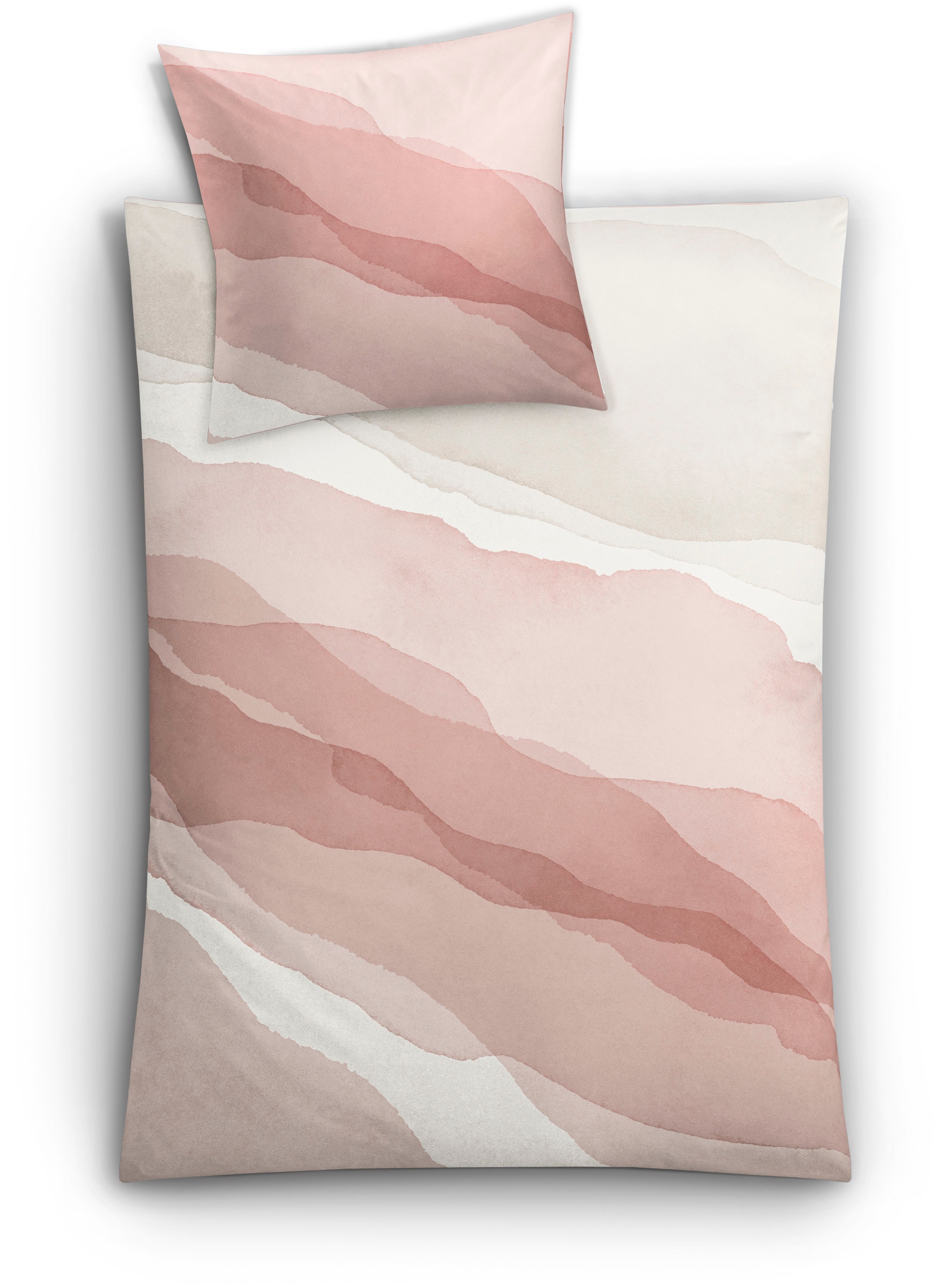 Kleine Wolke Bettwäsche "Nesrin" 2 Stk. tlg. mit Wellenmotiv günstig online kaufen