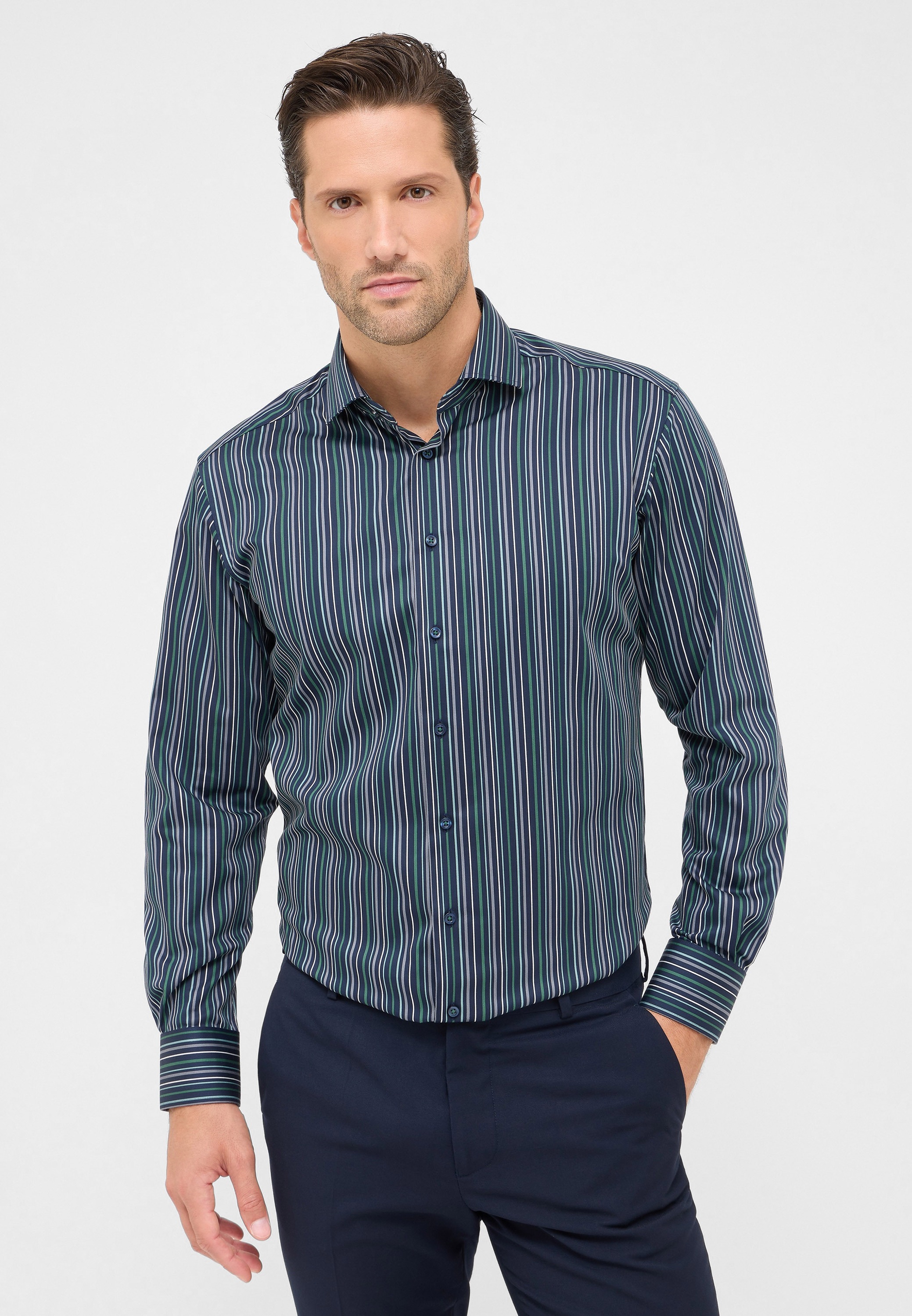 Eterna Langarmhemd "MODERN FIT" NON IRON (bügelfrei) günstig online kaufen