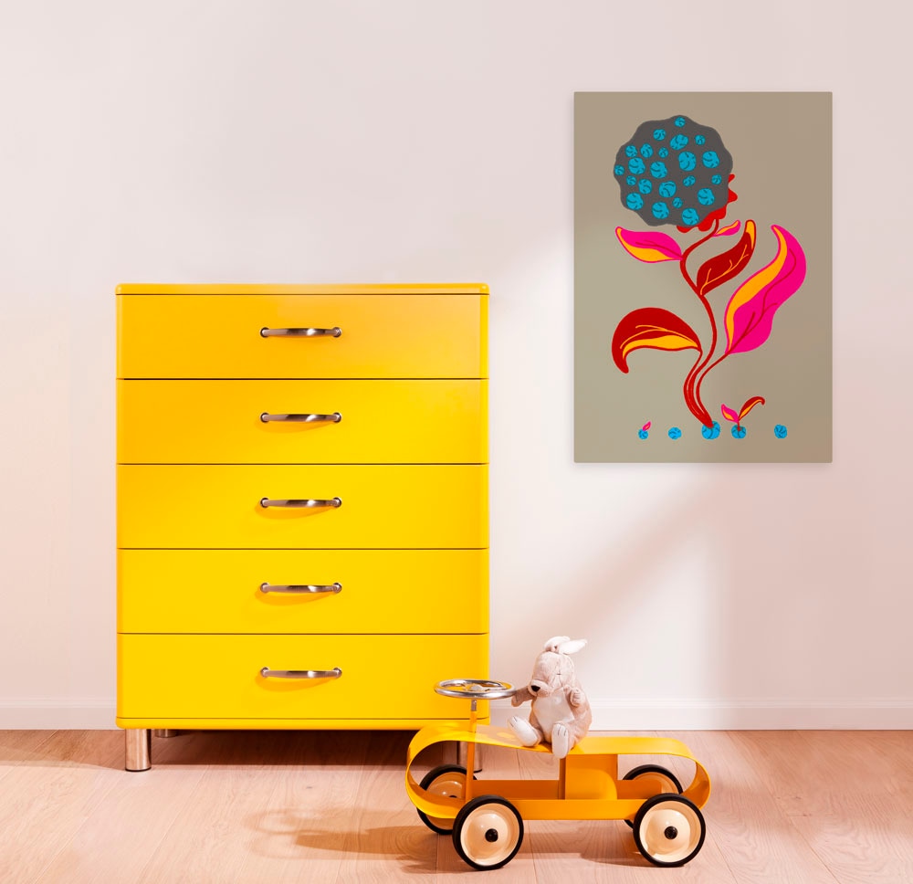 Komar Leinwandbild "Volcano Seeds - Größe 40 x 60 cm" Natur 1 Stk. tlg. Kei günstig online kaufen