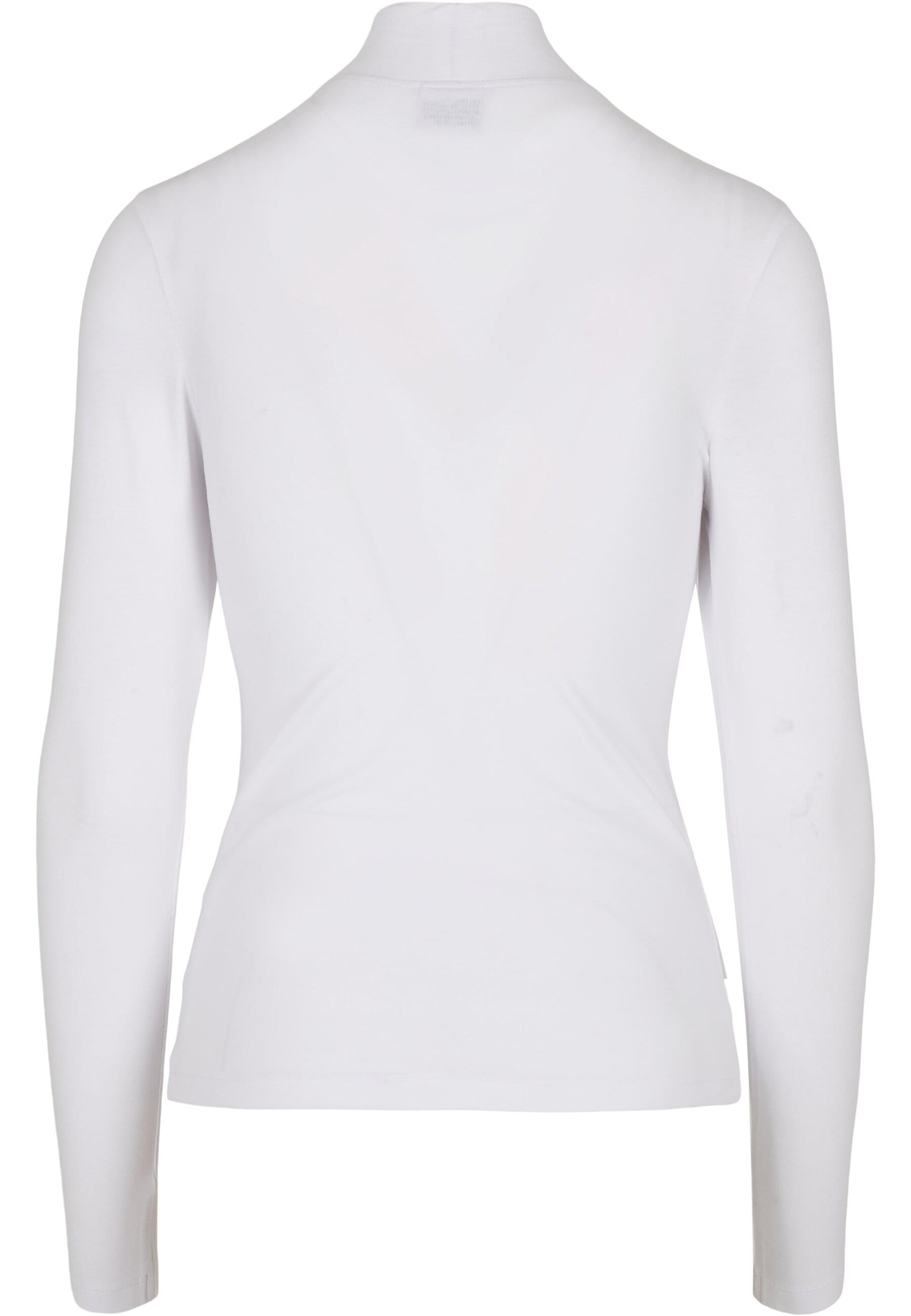 URBAN CLASSICS Langarmshirt »Urban Classics Damen Ladies Cut-Out Turtleneck Longsleeve«, (1 tlg.)
