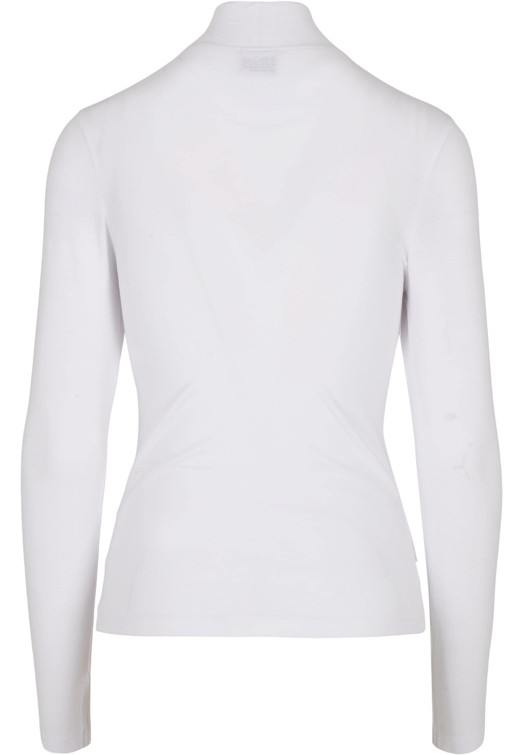 URBAN CLASSICS Langarmshirt "Urban Classics Damen Ladies Cut-Out Turtleneck günstig online kaufen