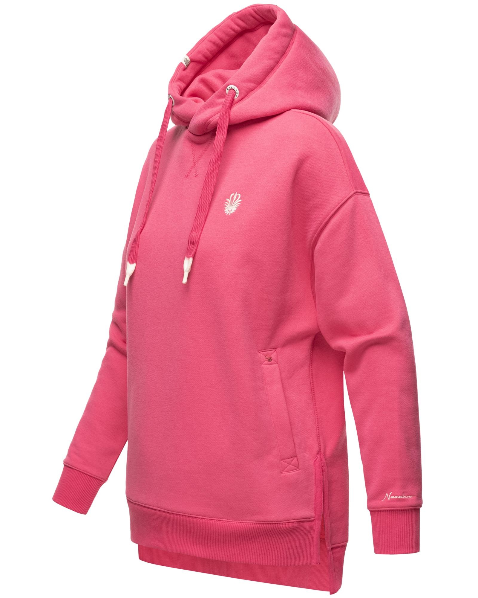 Navahoo Kapuzensweatshirt »Silberengelchen«, Kuscheliger Damen Hoodie mit Oversize Look