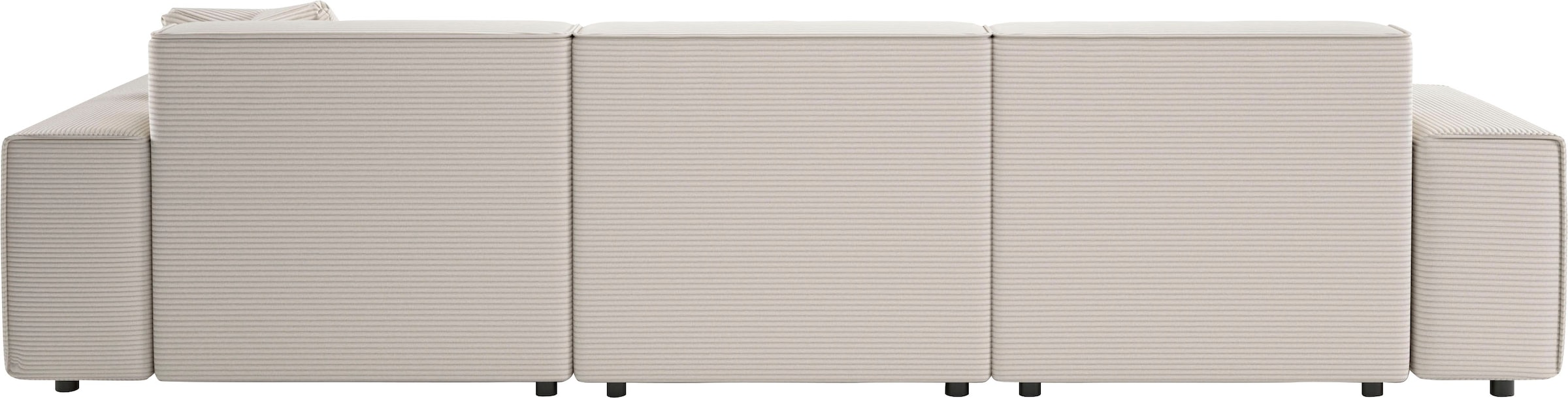 andas Ecksofa »Glimminge auch in Breitcord, Feincord, Bouclé + Easy care-Bezug«, L-Form, Breite 294, Zierkissen