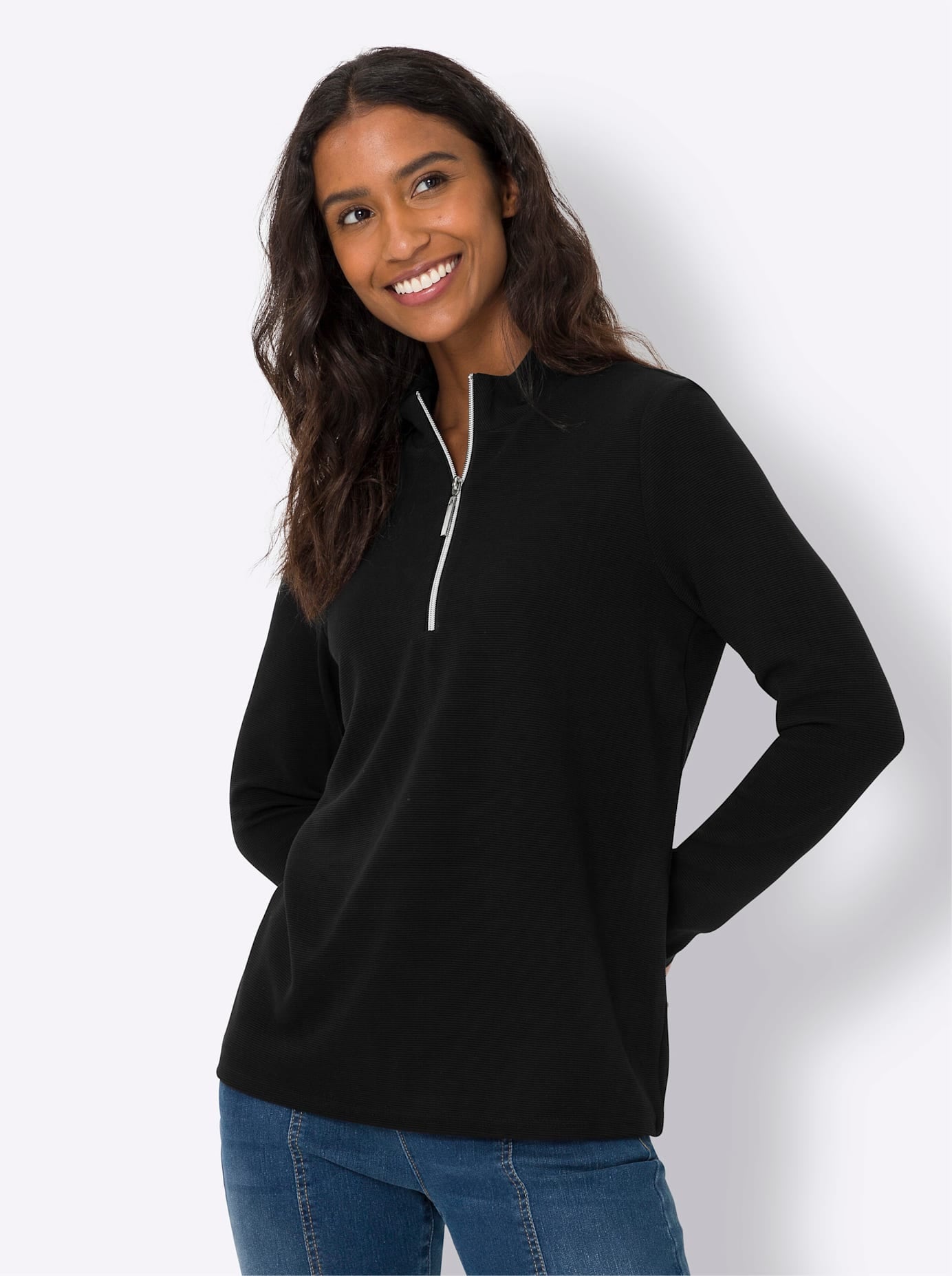 heine Langarmshirt "Shirt", 1 Stk. günstig online kaufen