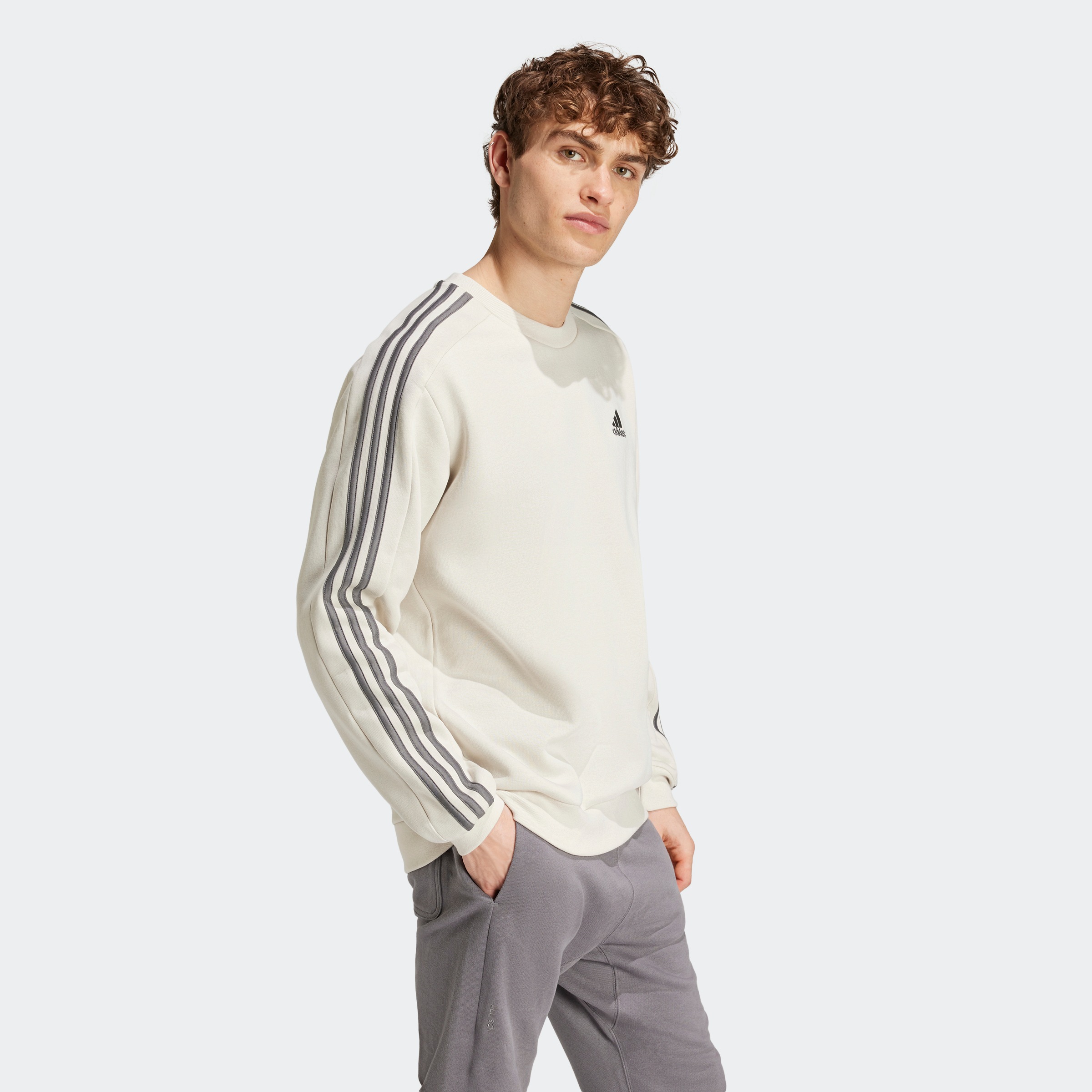 adidas Sportswear Sweatshirt "ESSENTIALS 3-STREIFEN" günstig online kaufen