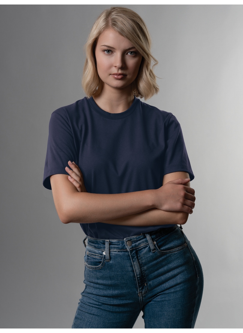 Trigema T-Shirt "TRIGEMA T Shirt aus Biobaumwolle" 1 günstig online kaufen