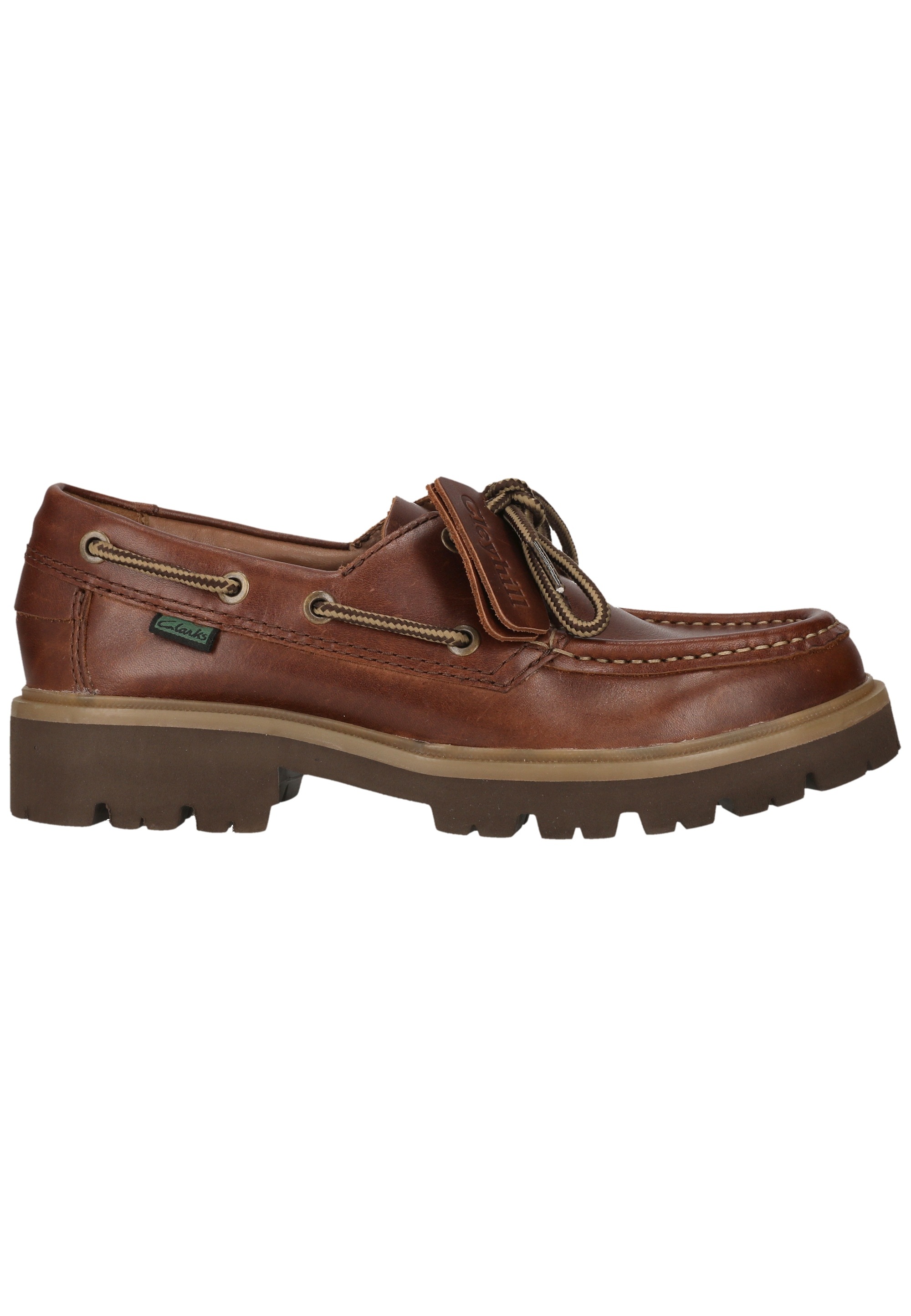 Clarks Schnürschuh »Cleyhill Boat«  mit XTRALITE-Sohle