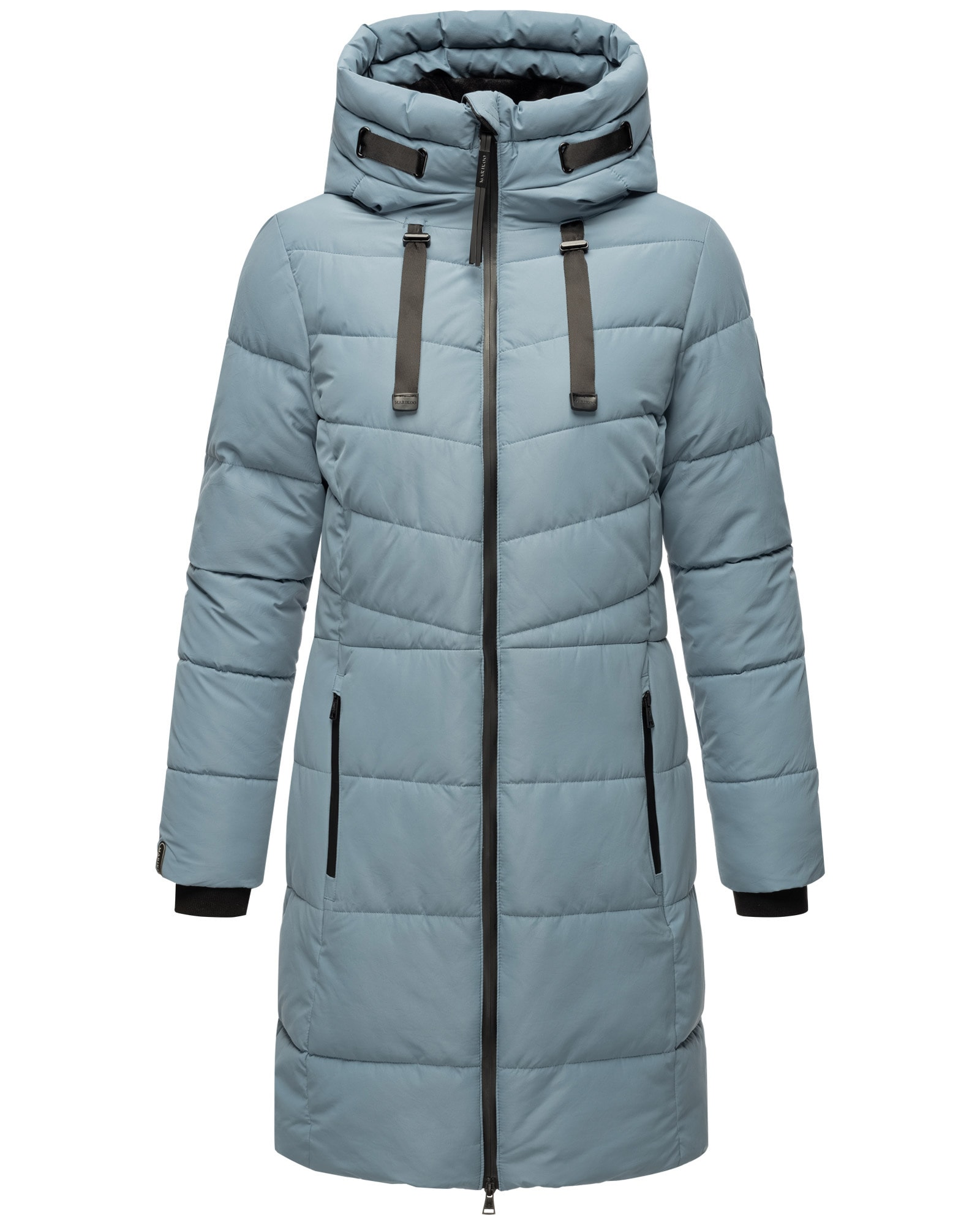 Marikoo Winterjacke »Natsukoo XVI«, Stepp Mantel mit großer Kapuze