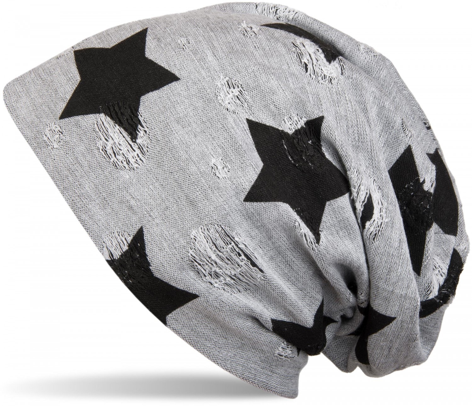 styleBREAKER Beanie »Beanie mit Sterne & Punkte Muster« 1 Stk.