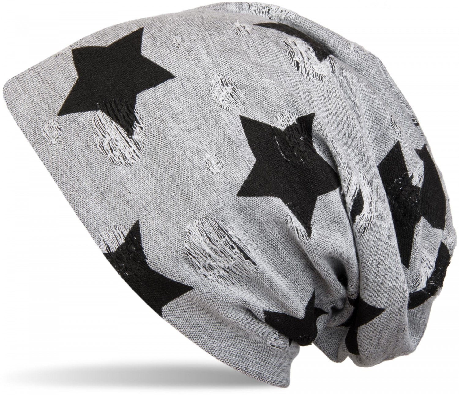 styleBREAKER Beanie "Beanie mit Sterne & Punkte Muster" 1 Stk.