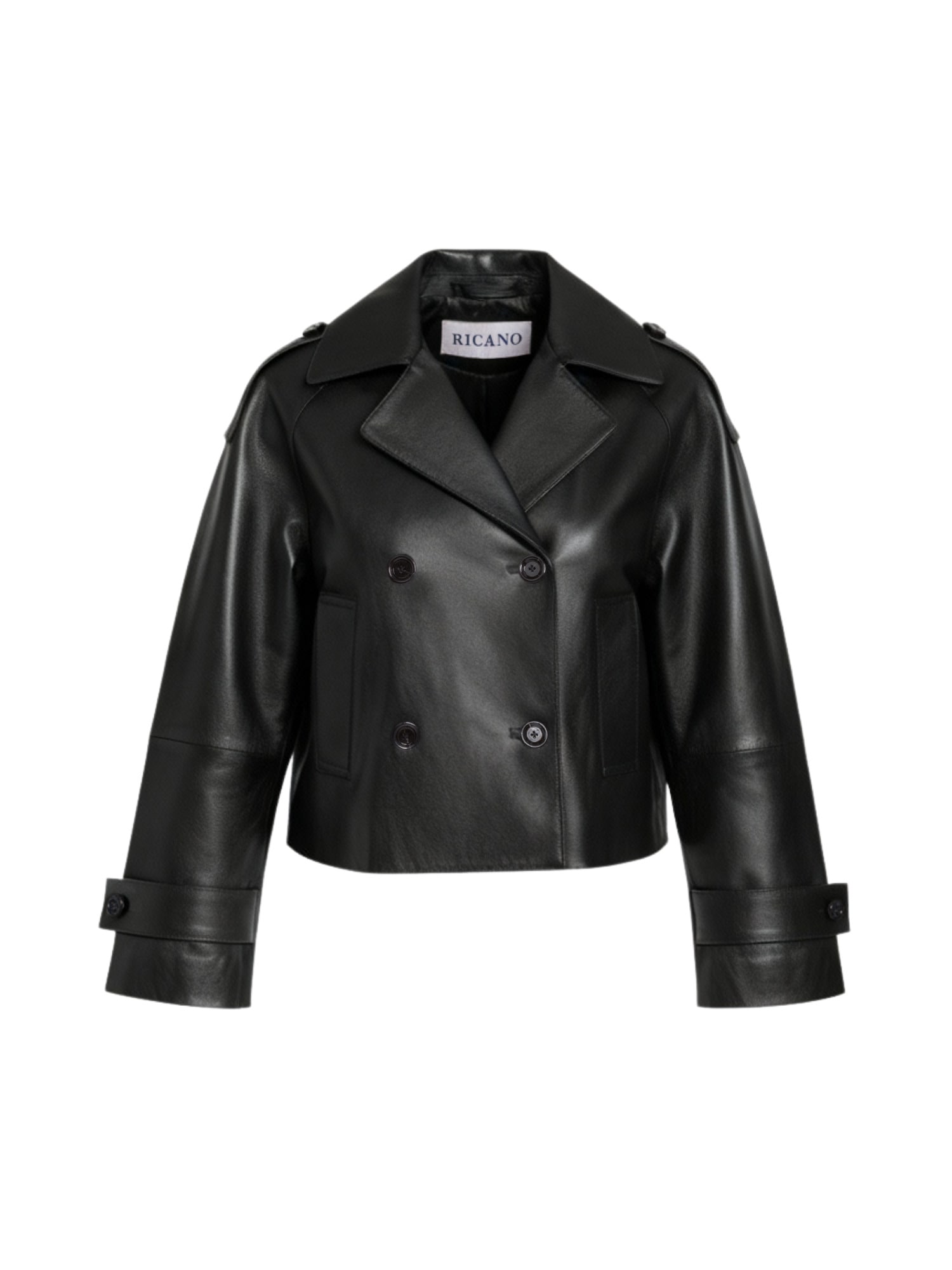 RICANO Lederjacke »Trenchcoat Jacke Yvette« ohne Kapuze Handgefertigt aus echtem Leder