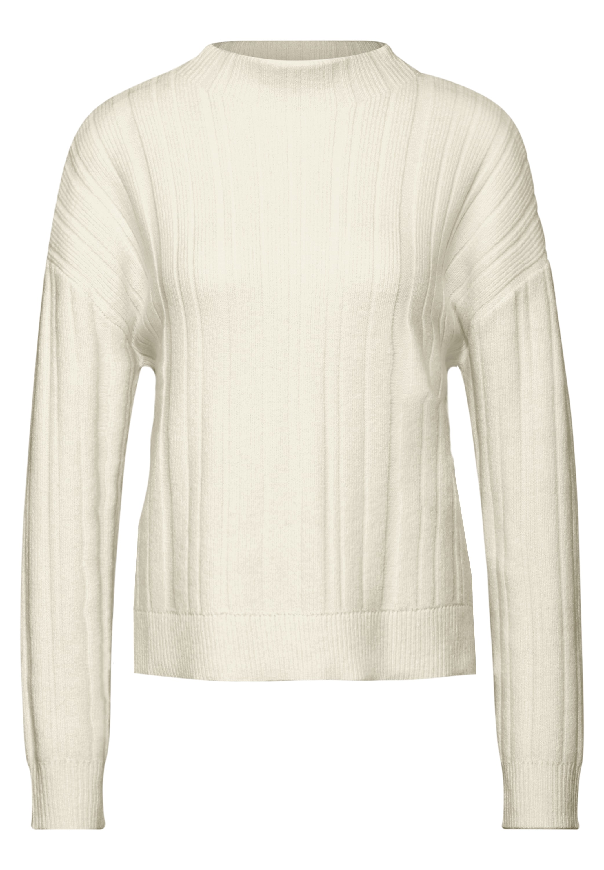 STREET ONE Strickpullover, aus softem Materialmix