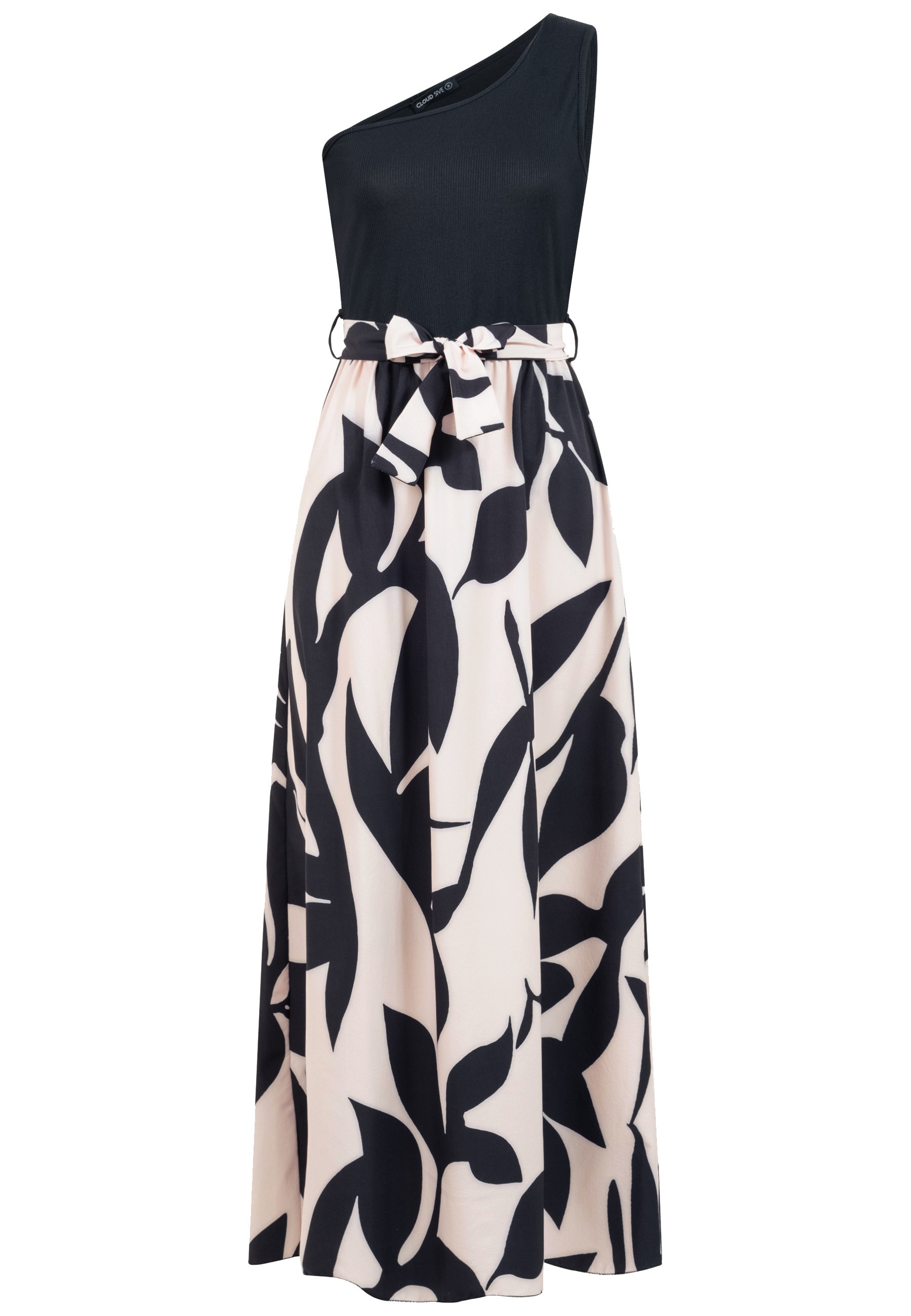 CLOUD 5IVE A-Linien-Kleid "CLOUD 5IVE One Shoulder Dress" 1 tlg.